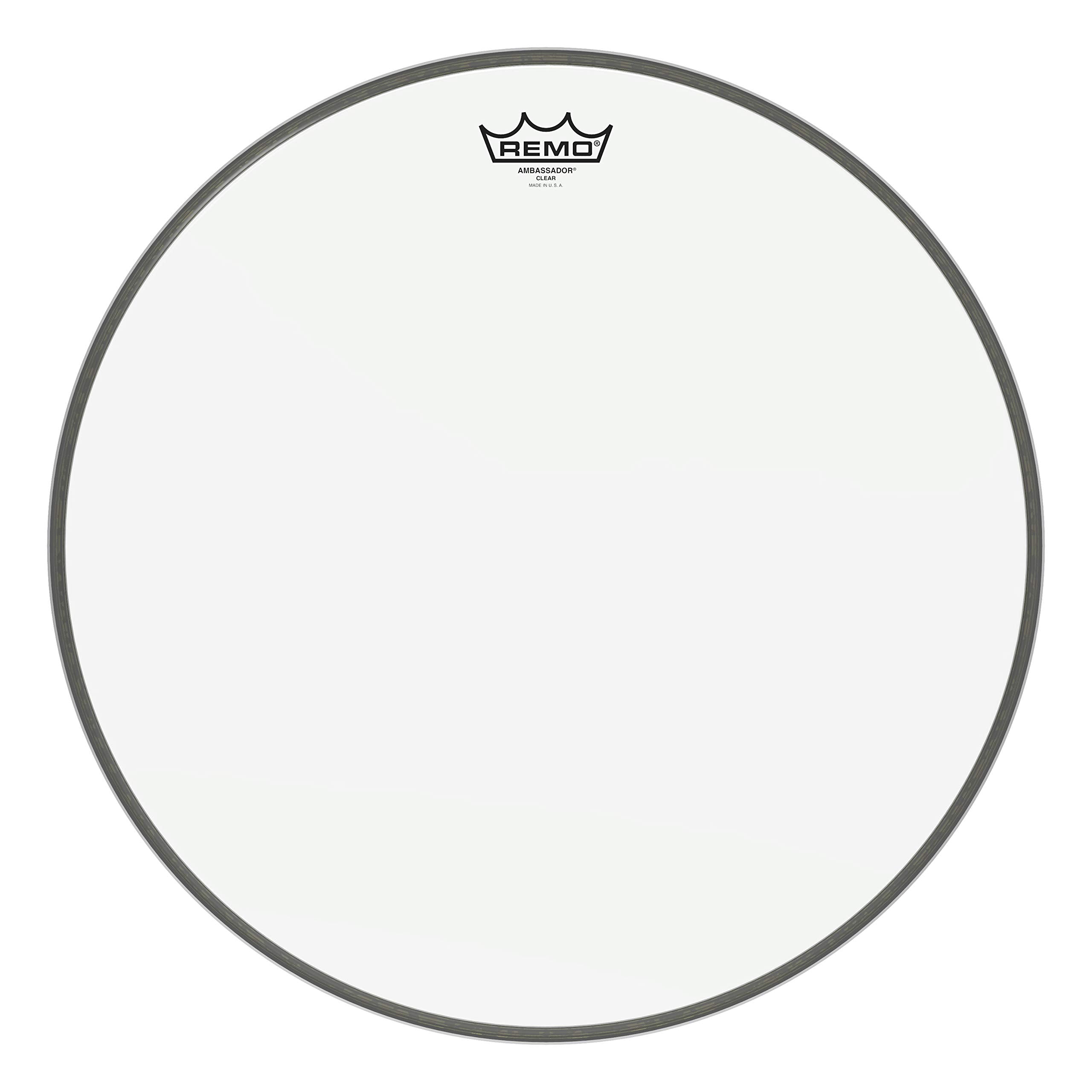 Remo Ambassador Clear Bass Drumhead, 18