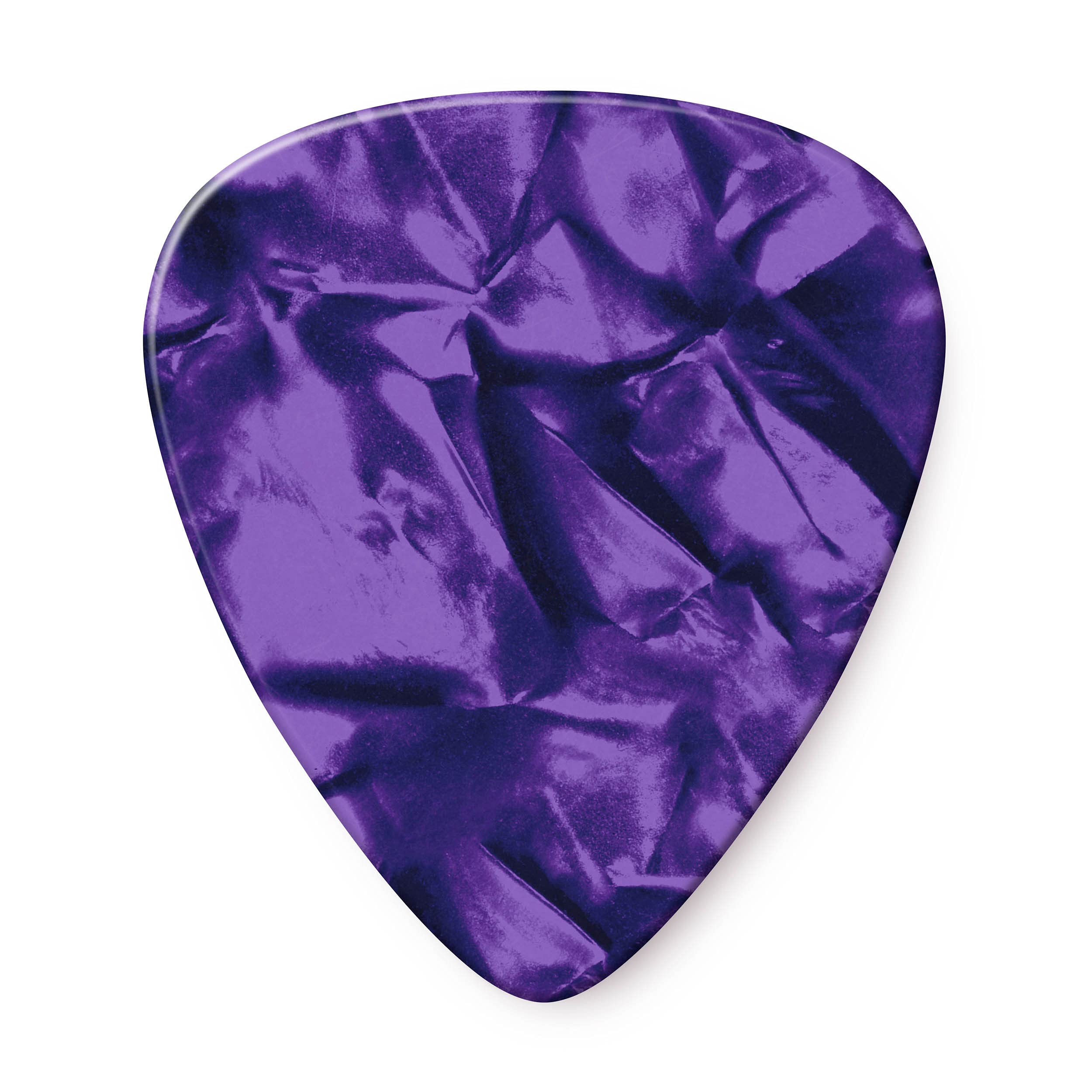 JIM DUNLOP 483P13MD Genuine Celluloid, Purple Pearloid, Medium, 12/Player's Pack