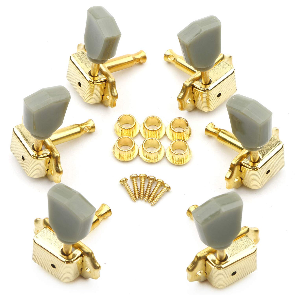 Swhmc 3L3R Guitar Tuning Pegs Machine Head Tuners Guitar String Tuning Keys For Acoustic Electric Guitar