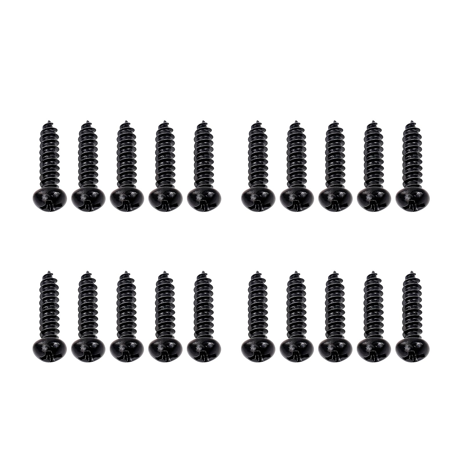Banworks Stainless Steel American #2 x 3/8 Guitar Tuning Keys Pegs Screws Guitar/Bass Tuning Machine Head Screws for Gibson Les 