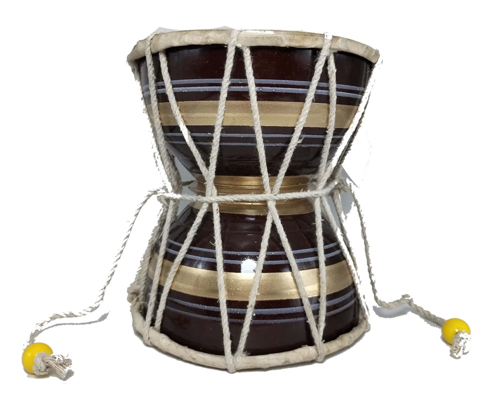 handcrafted lord shiva fibre body damru for puja musical instrument damru lord shiva damaroo for kirtan and pooja big size 8 inc