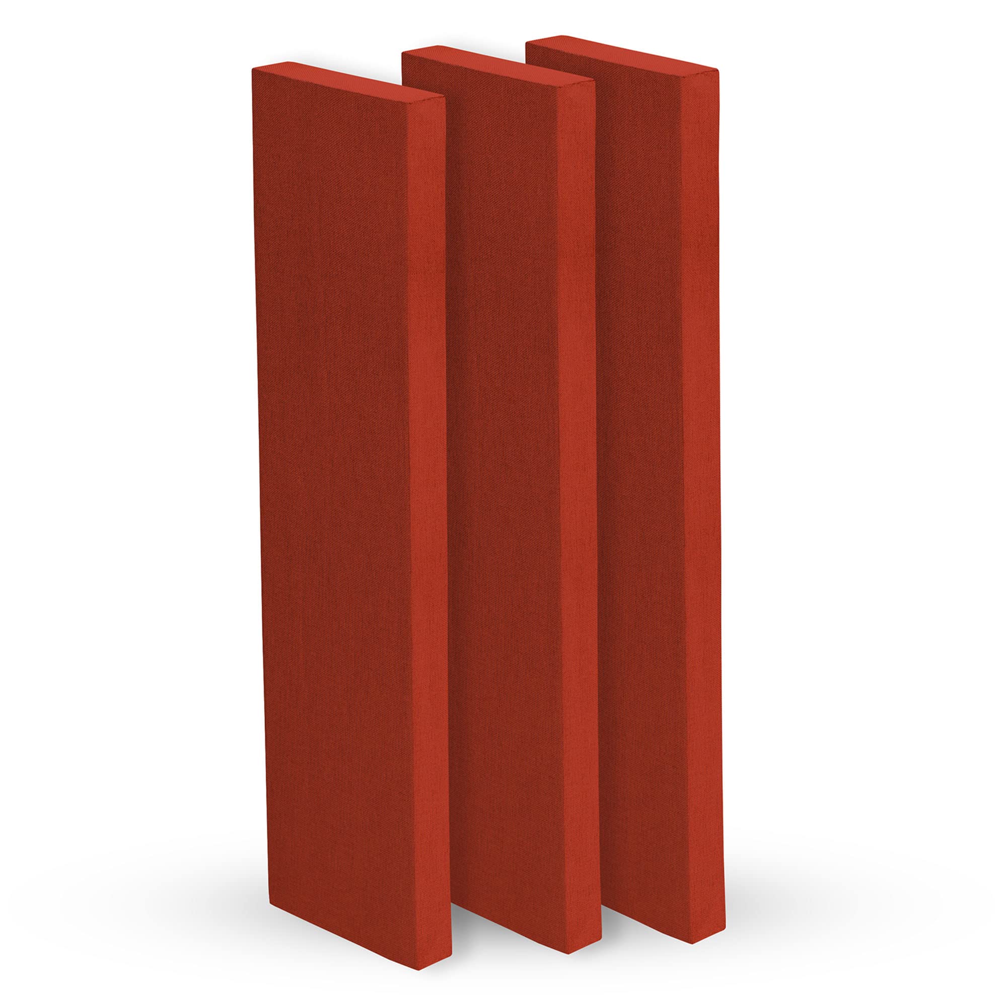 Timber Acoustics X14 Control Panels, Roxul Rockwool Absorption Panels, 1X4X3, Nrc=1, [Set Of 3] (Red)