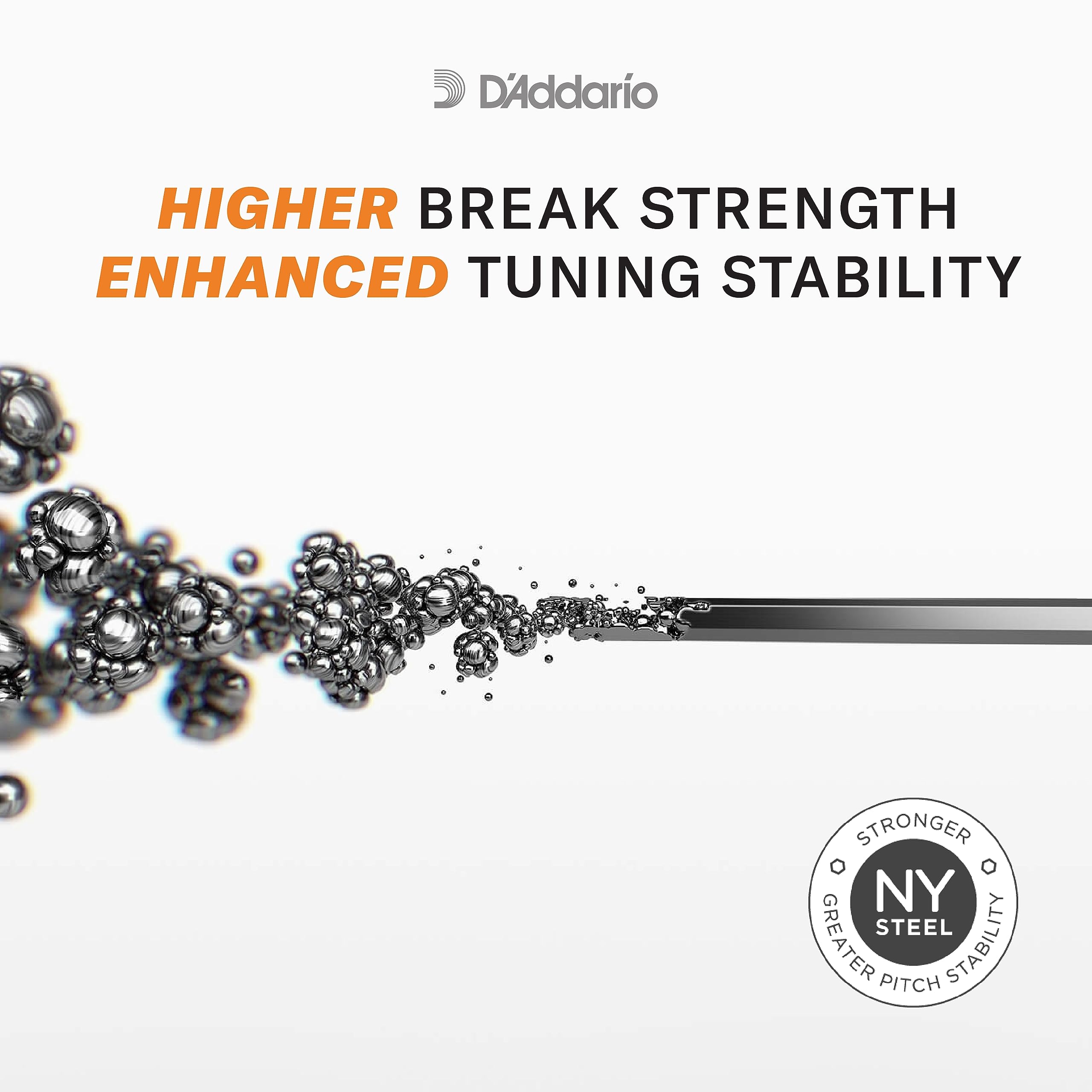 D'Addario Bass Guitar Strings - NYXL Bass Strings - NYXL4095 - Unrivaled Strength, Tuning Stability, Enhanced Response - For 4 S