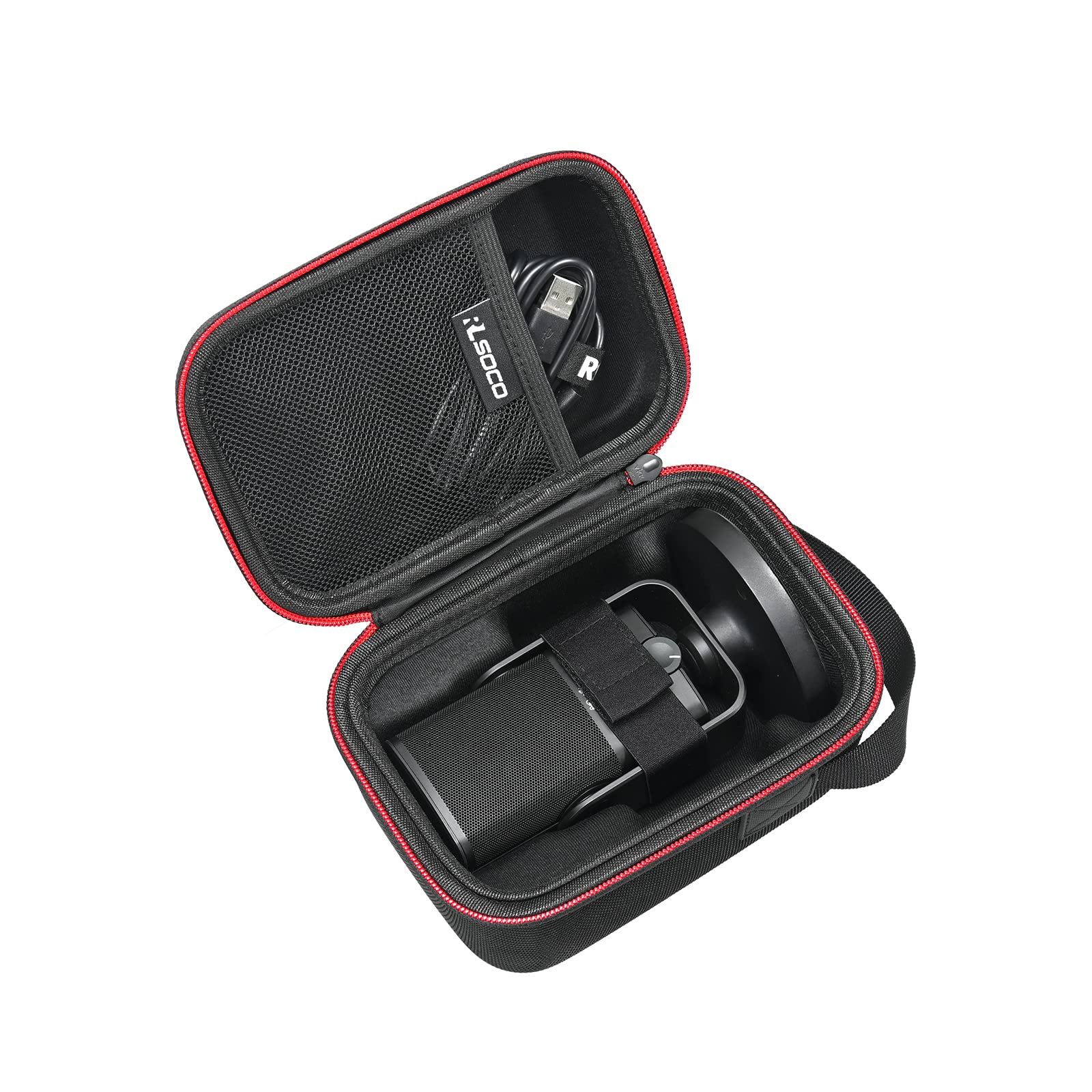 RLSOCO Hard Case for RDE NT-USB Mini Versatile Studio-quality Condenser USB Microphone | Compact Design with YKK Zipper & Scratc