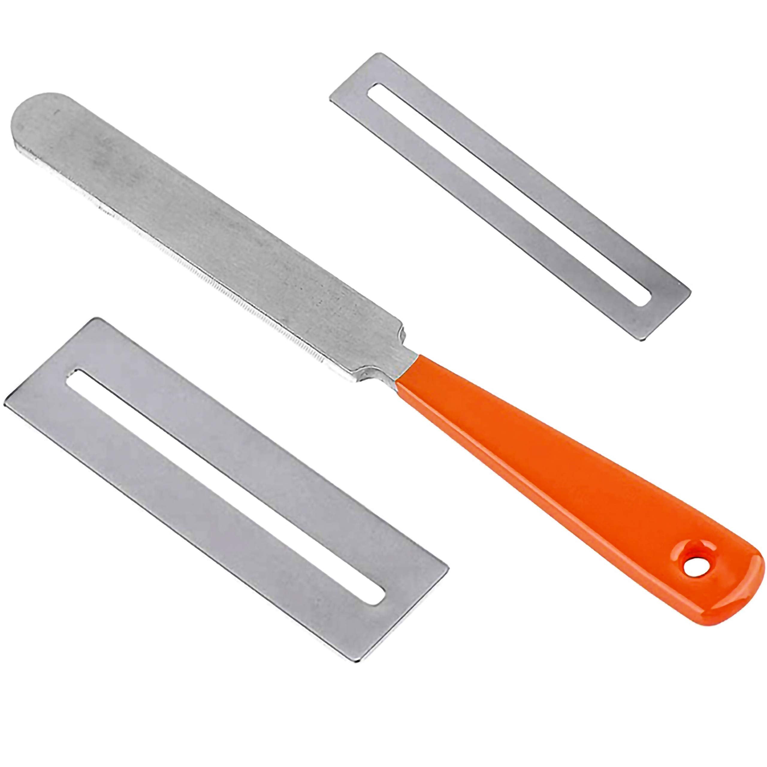 Kewayo Guitar Fingerboard Luthier Tool Set Including Guitar Fret Crowning Luthier File, Fret Leveling Beam Sanding Leveler Beam