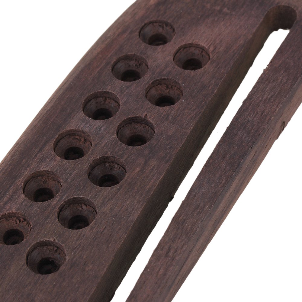 BQLZR 12 String Guitar Bridge Acoustic Guitar bridge Rosewood Great Polish