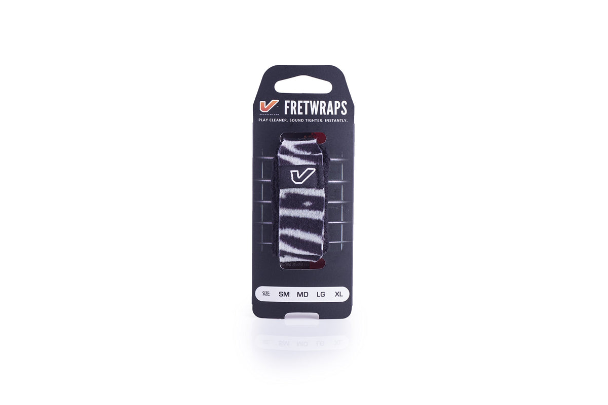 Gruv Gear Fretwraps Wild 'Zebra' String Muters 1-Pack (Large) (Fw-1Pk-Zeb-Lg)