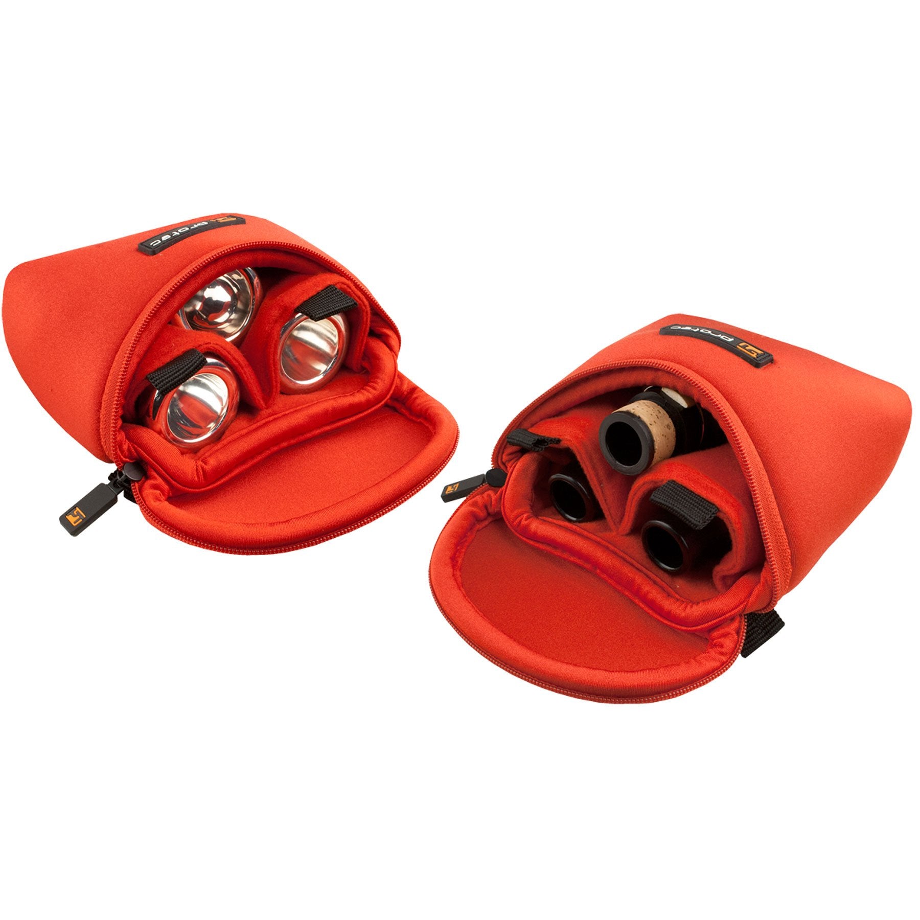 Protec Trombone/Alto Sax/Clarinet Mouthpiece Pouch (N265RX) -Neoprene, 3-Piece (Red)