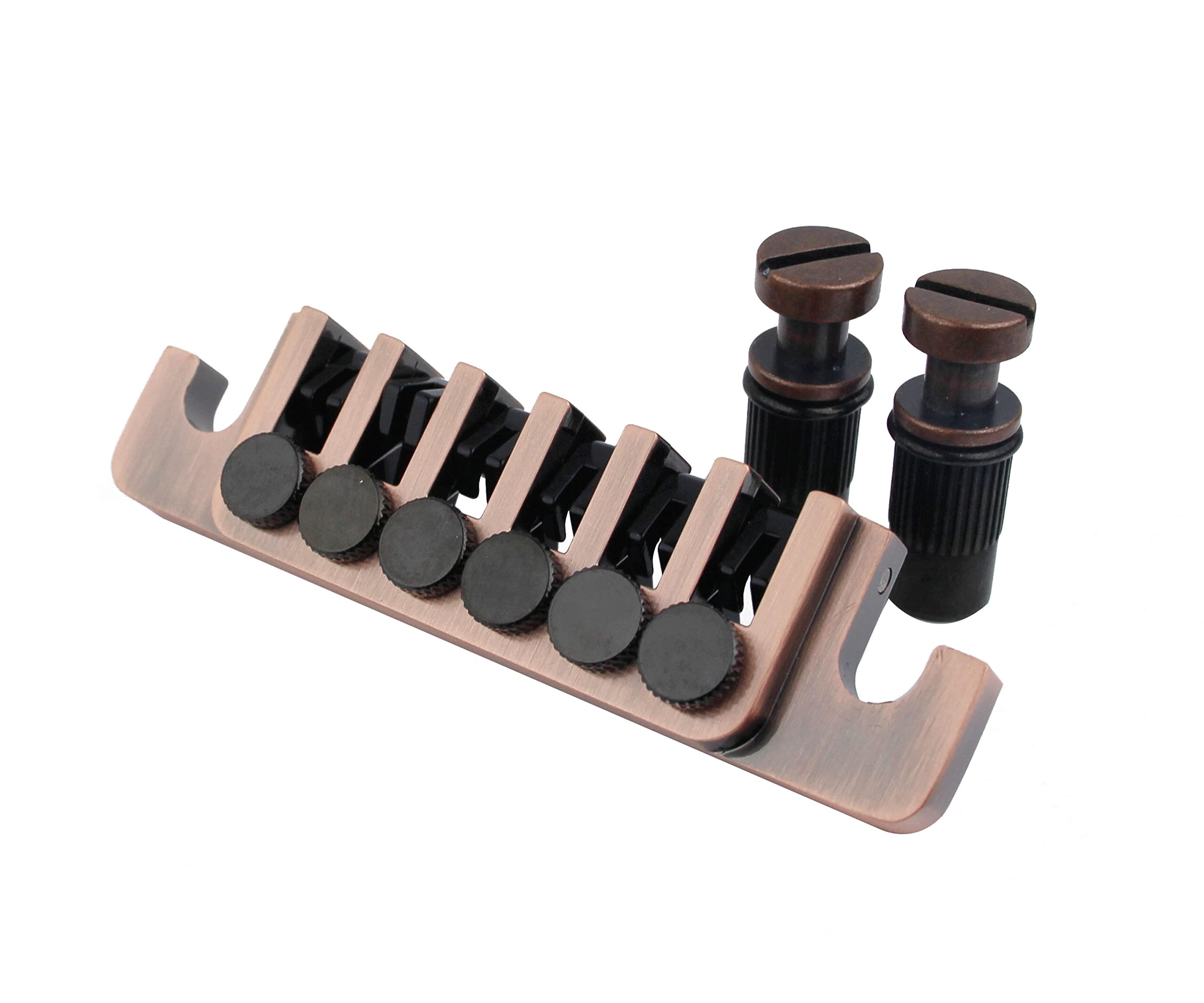 Guyker Guitar Bridge Tailpiece - Vintage Tp 6 70'S Bridges With Studs And Inserts Replacement Compatible With Lp Les Paul 6 Stri