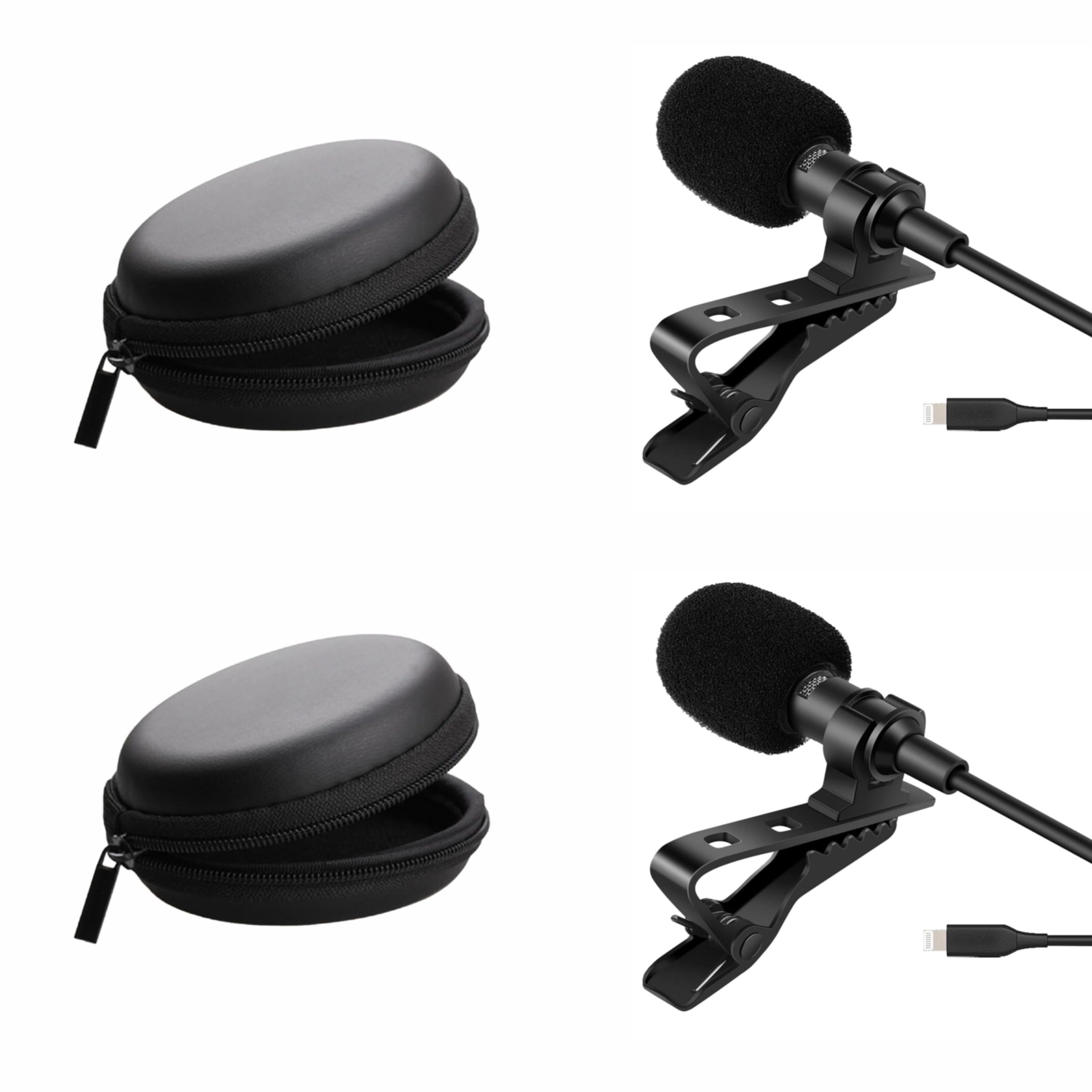 Humble Hb-A01 Lavalier Lapel Condenser Mic For Iphone, Usb Lightning Microphone For Youtube Vlogging Facebook Interview Livestre