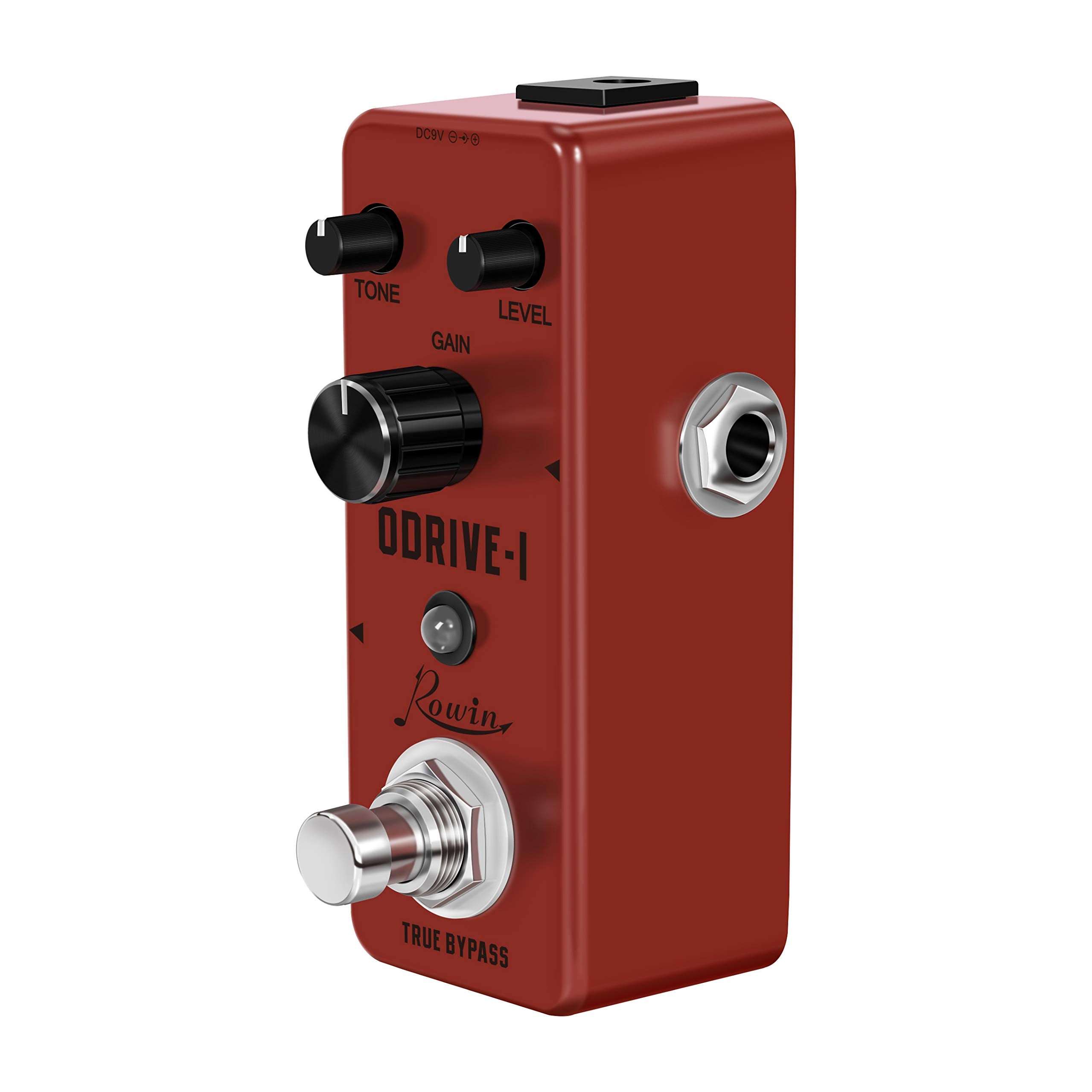 Rowin Overdrive Guitar Effect Pedal Mini Analog Pedal Classic Blues True Bypass DC 9V Red LEF-302A