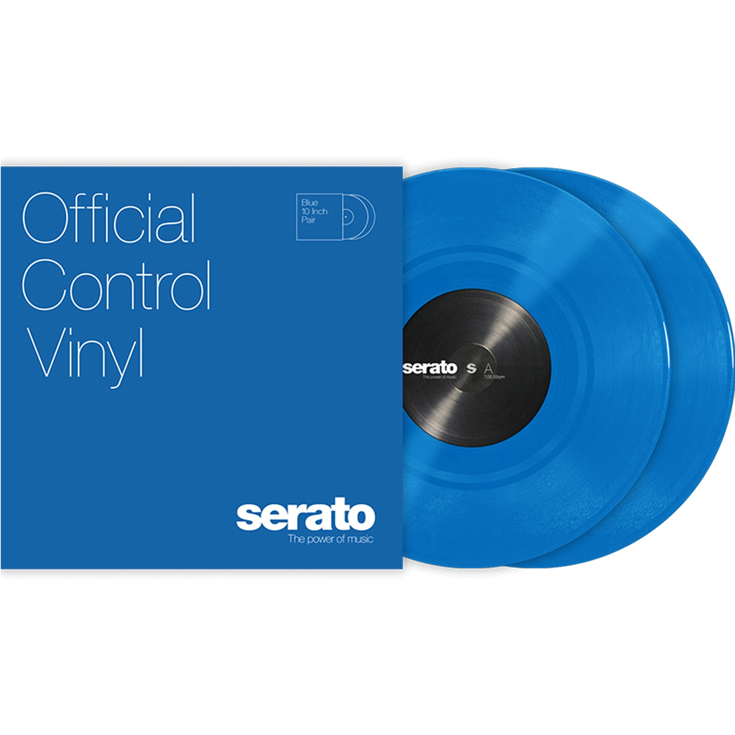 Serato Scv-Ps-Blu-7 7-Inch Control Vinyl Blue Pair
