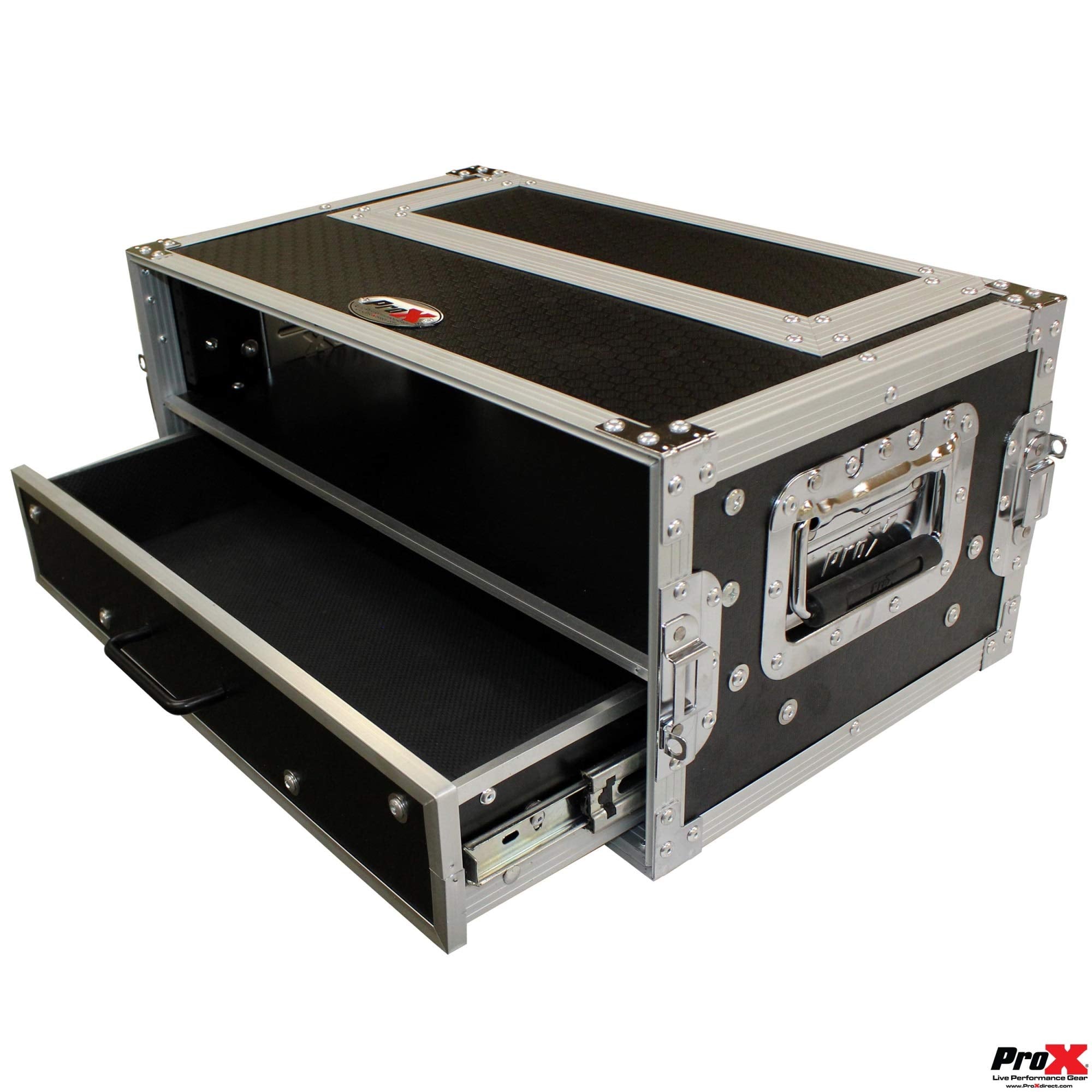 ProX XS-WM2U2DR 2U Rack Case with 2U Rack Drawer 12'' Deep