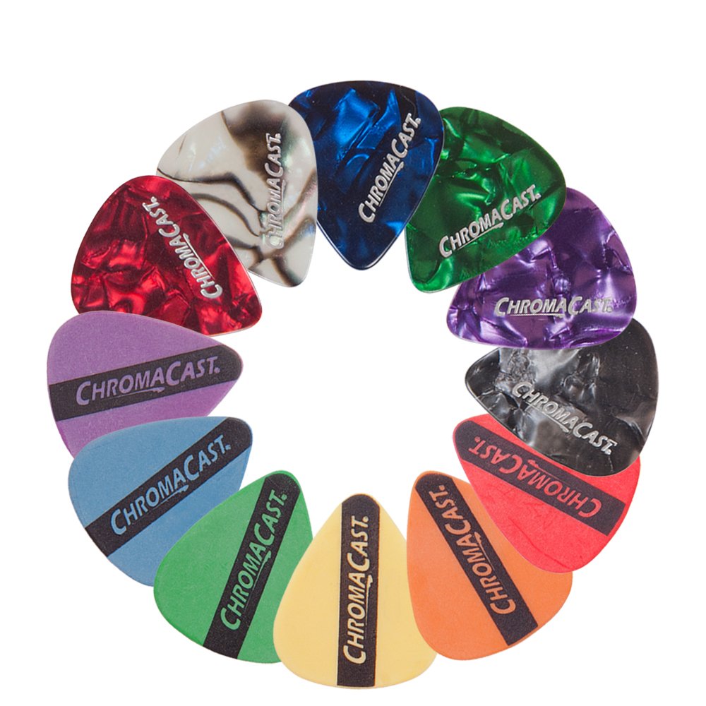 Chromacast Cc-Sample Sampler Guitar Picks (12 Count)