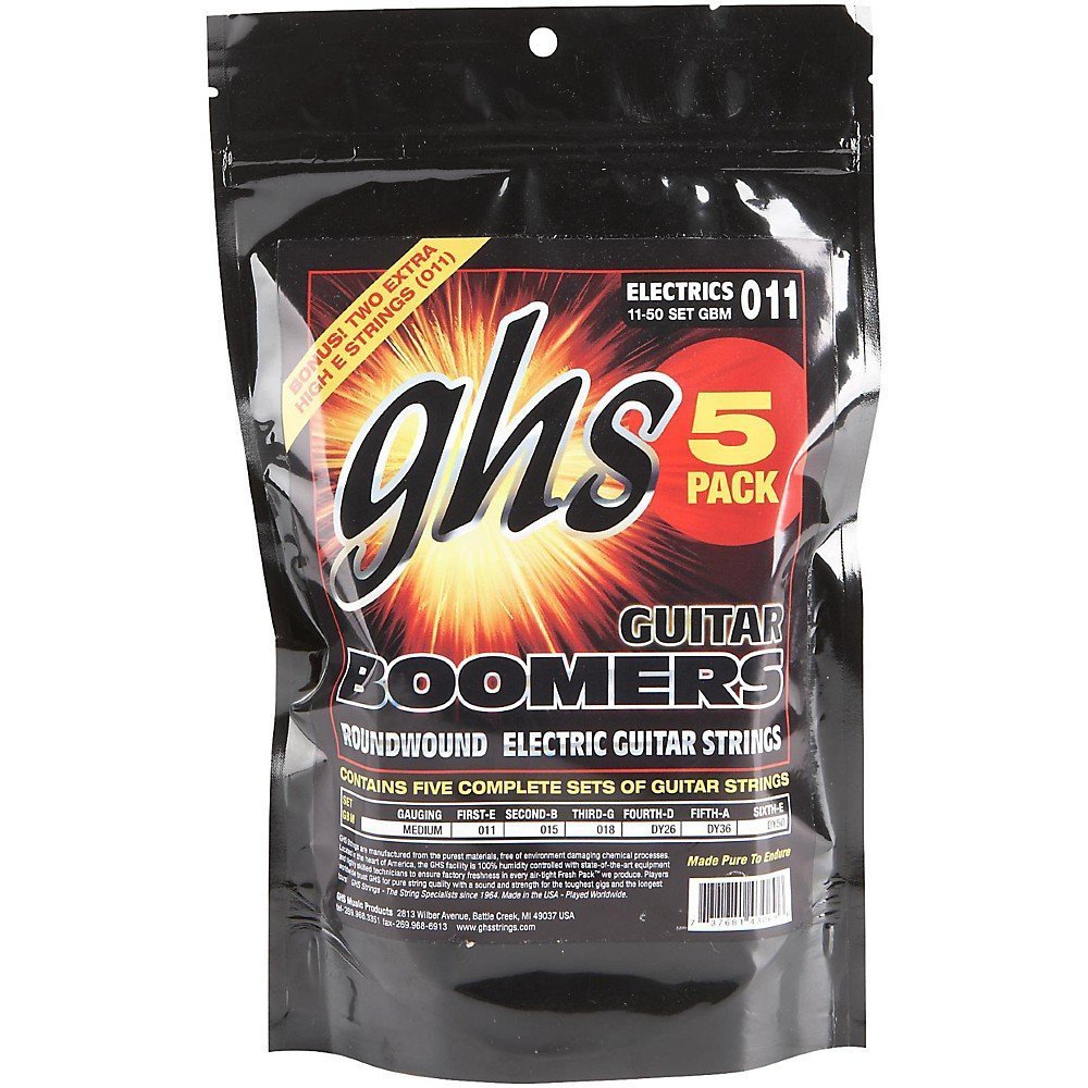 Ghs Strings For Electric Guitar (Gbm-5)