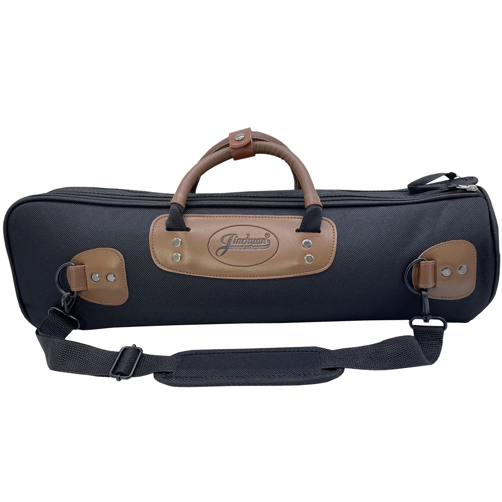 Xinlinke Professional Trumpet Gig Bag 1200D Water-resistant Oxford Cloth Soft Carrying Case 15mm Foam Cotton Padded with Adjusta
