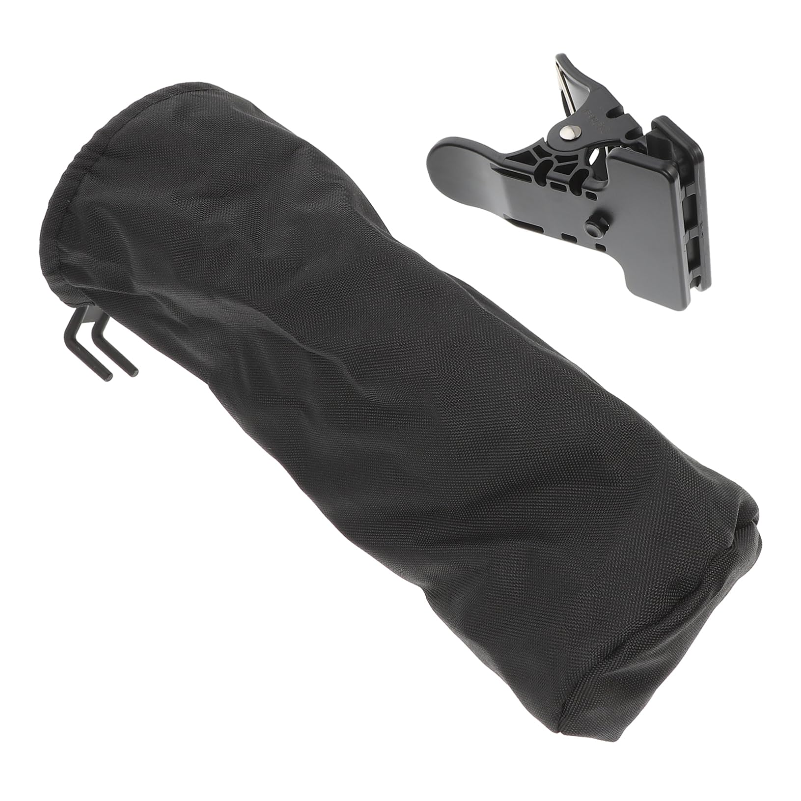 Toddmomy Black Drum Stick Holder Clip Kit Portable Drumstick Bag For Drum Set Accessory