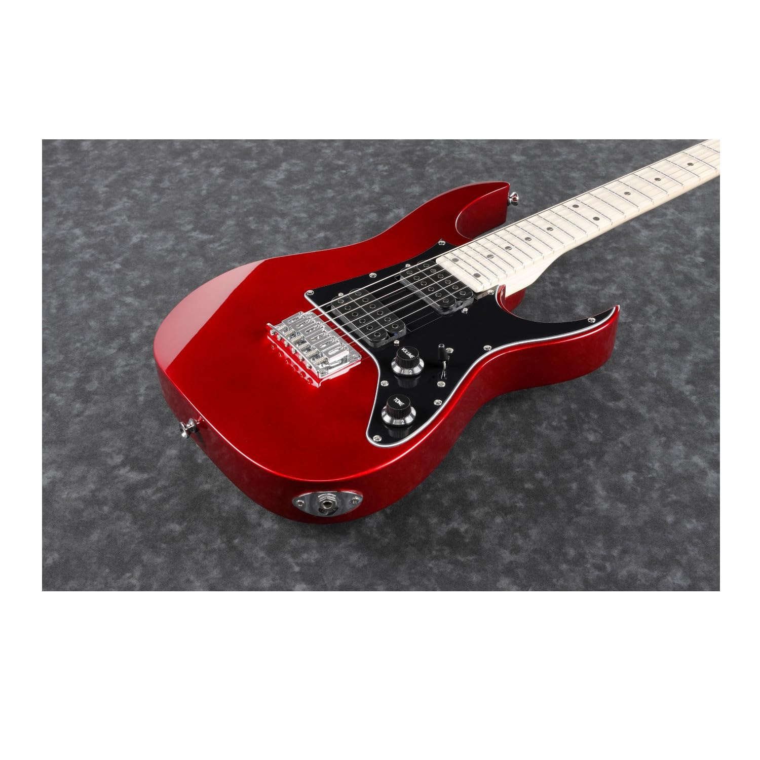 Ibanez GRGM 6 String Solid-Body Electric Guitar, Right, Candy Apple (GRGM21MCA)