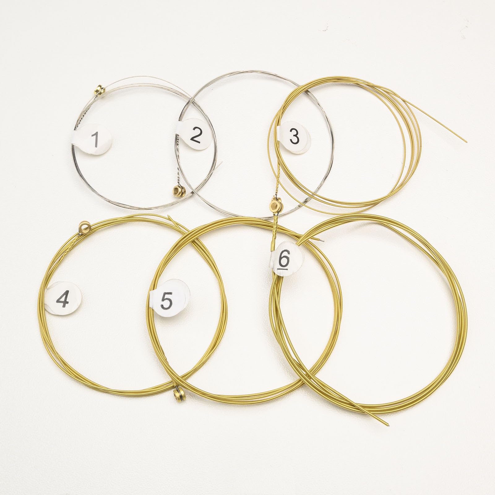 GZYUJIEMEDIA (3 Sets) 6 Pieces Acoustic Guitar Strings (String Gauge 0.01-0.05),(10-50), Replacement Bronze Strings, Ideal for B