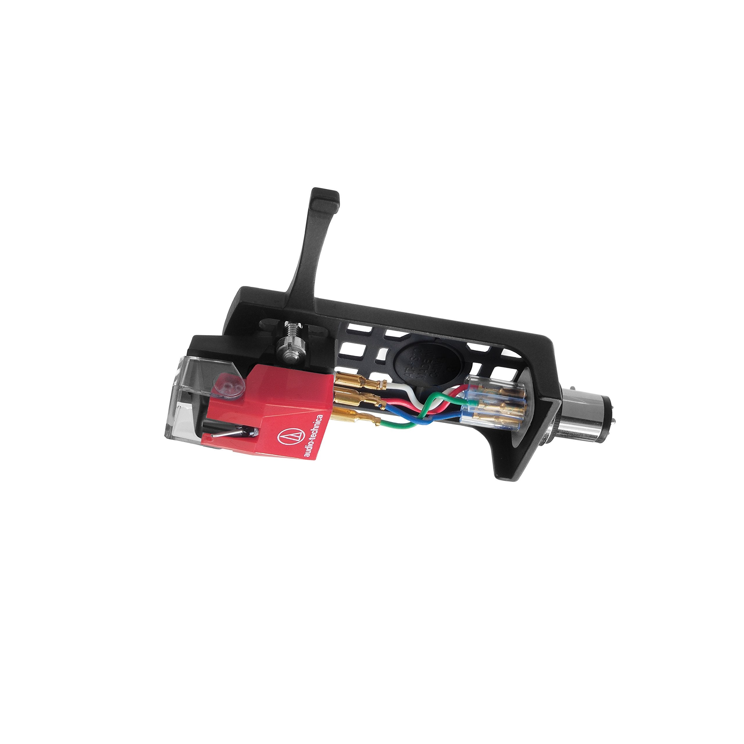 Audio-Technica AT100E/HSB Headshell/Cartridge Combo Kit (AT100E Cartridge and AT-HS10BK Headshell)