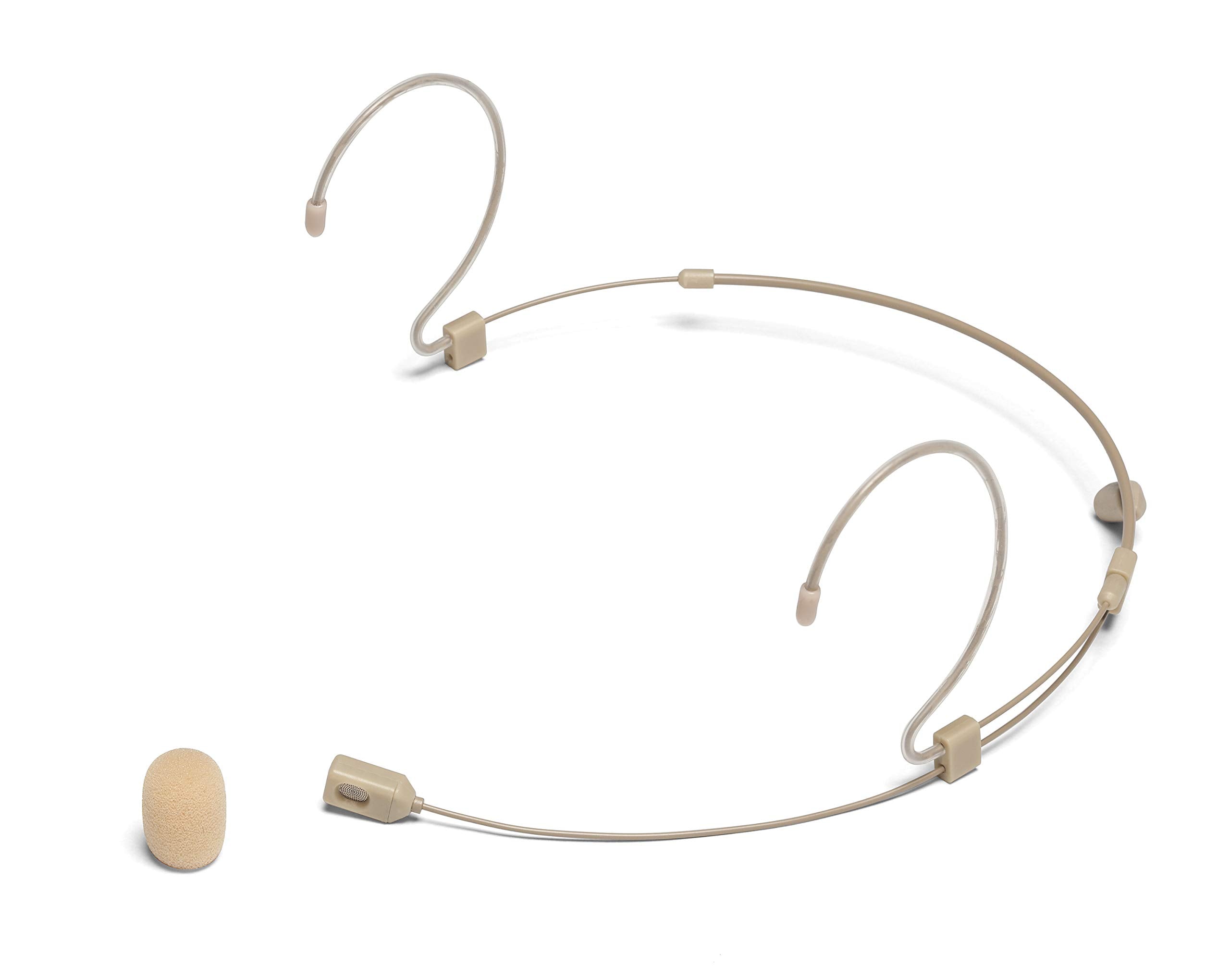 Samson DE60X Unidirectional Headset Microphone with Miniature Condenser Capsule and Four Adaptor Cables Compatible with Popular 