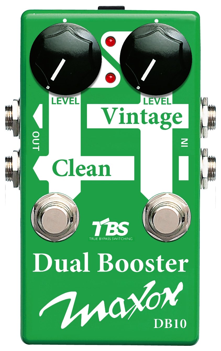 Maxon Compact Series DB10 Dual Booster Guitar Signal Path Pedal