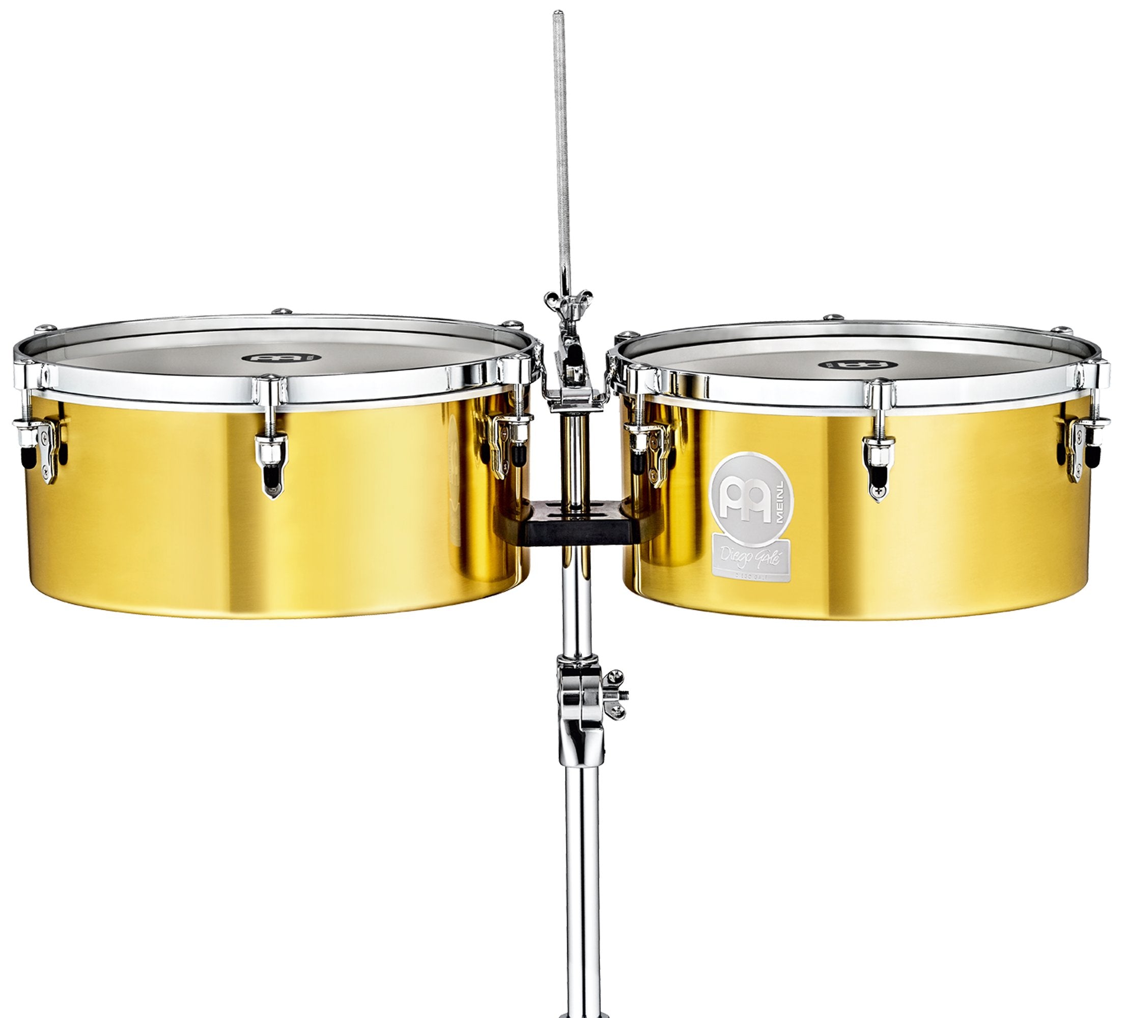 Meinl Percussion Diego Gale Solid Brass 14 & 15 Signature Artist Timbales (DG1415)
