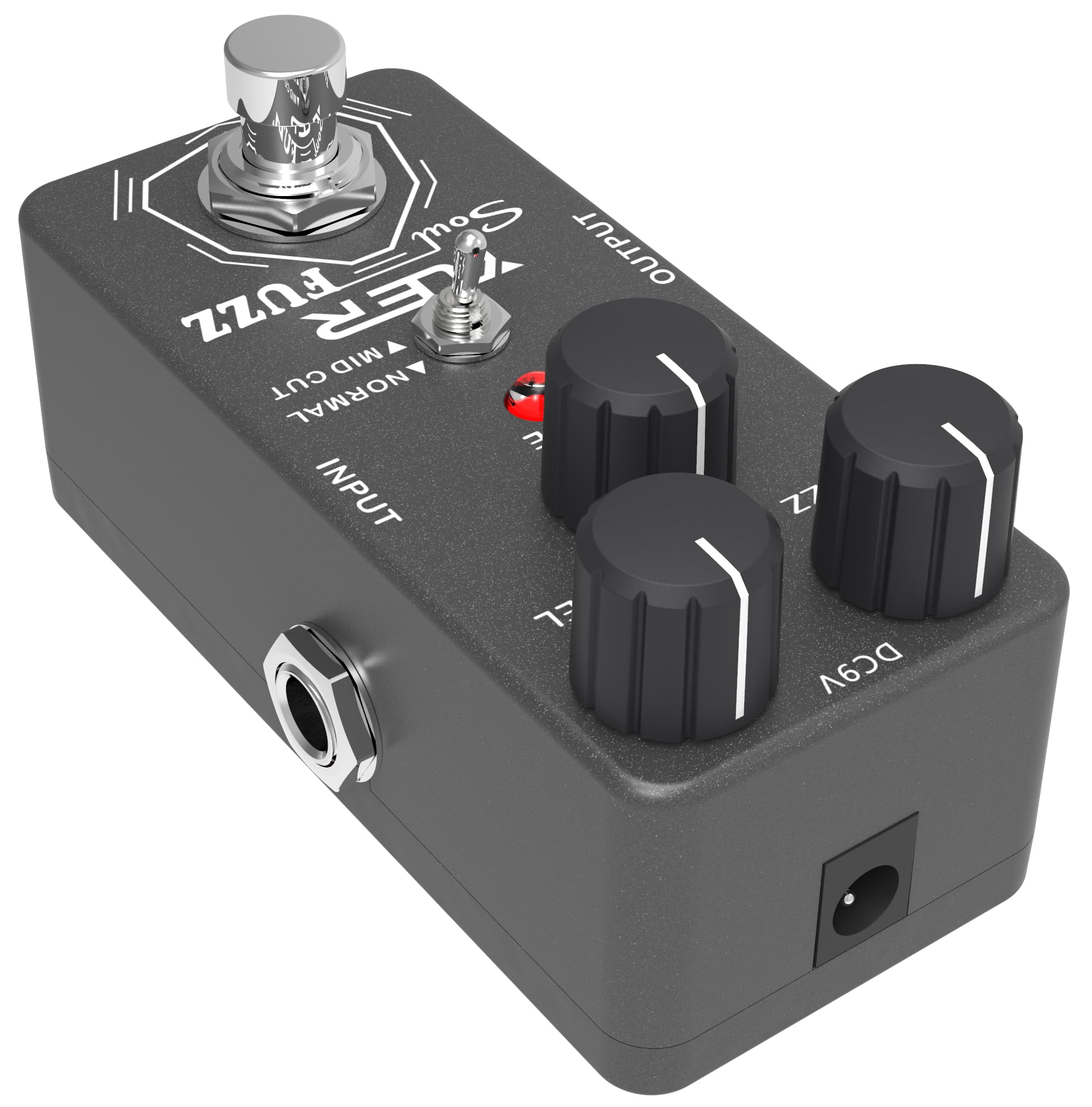 Soul Fuzz,Guitar Pedal,Electric Guitar Effects Pedal for Guitars and Bass Effect Pedals Mini Single Type DC 9V True Bypass