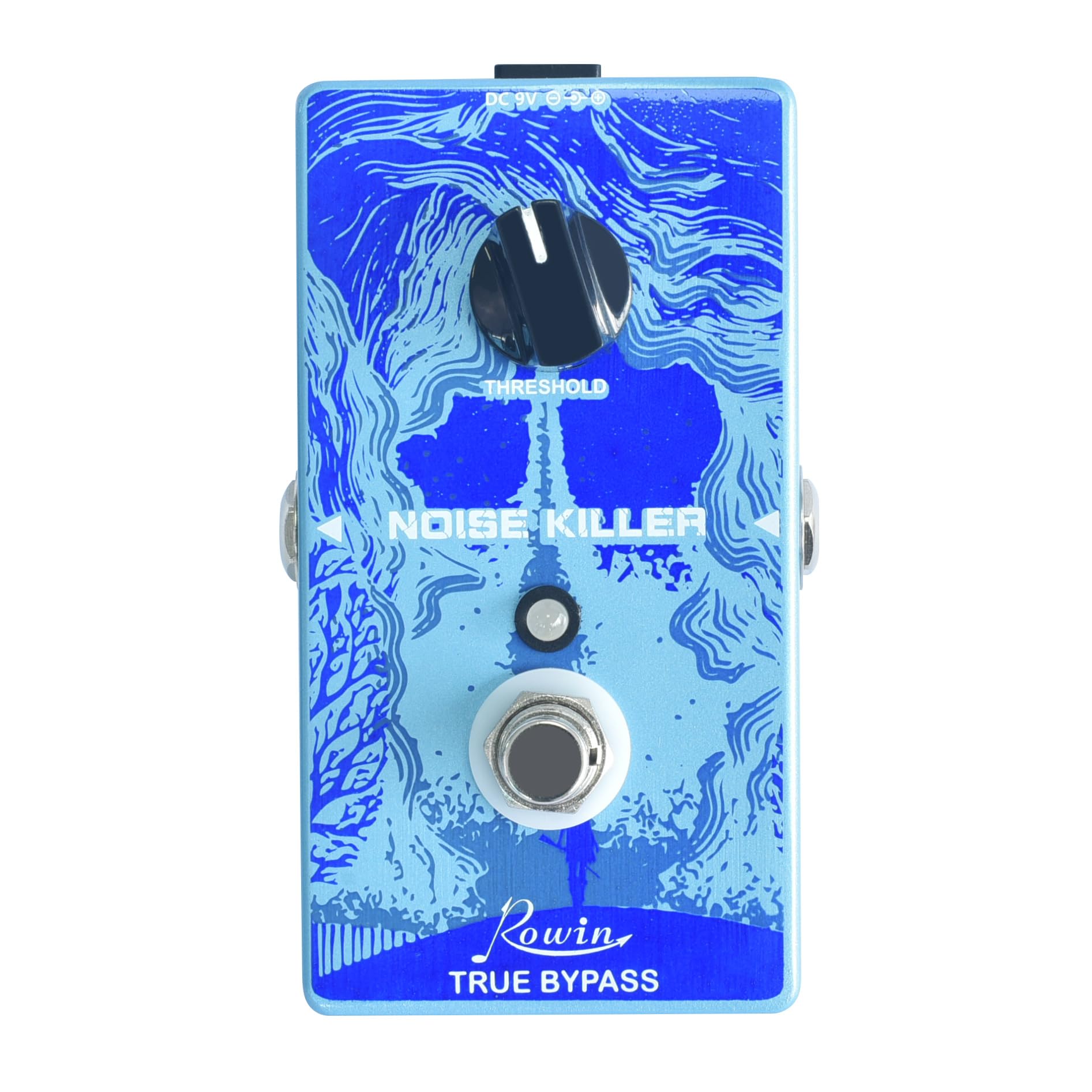 Rowin RE-03 Noise Killer Guitar/Bass Noise Reduction Pedal - Threshold Control, True Bypass, Studio-Grade Noise Suppression