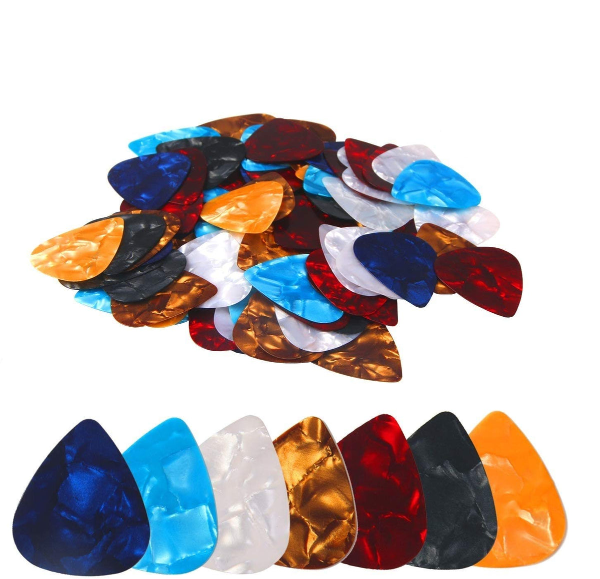 100Pcs The Thinest Guitar Picks Sampler Value Pack 0.46Mm Thickness