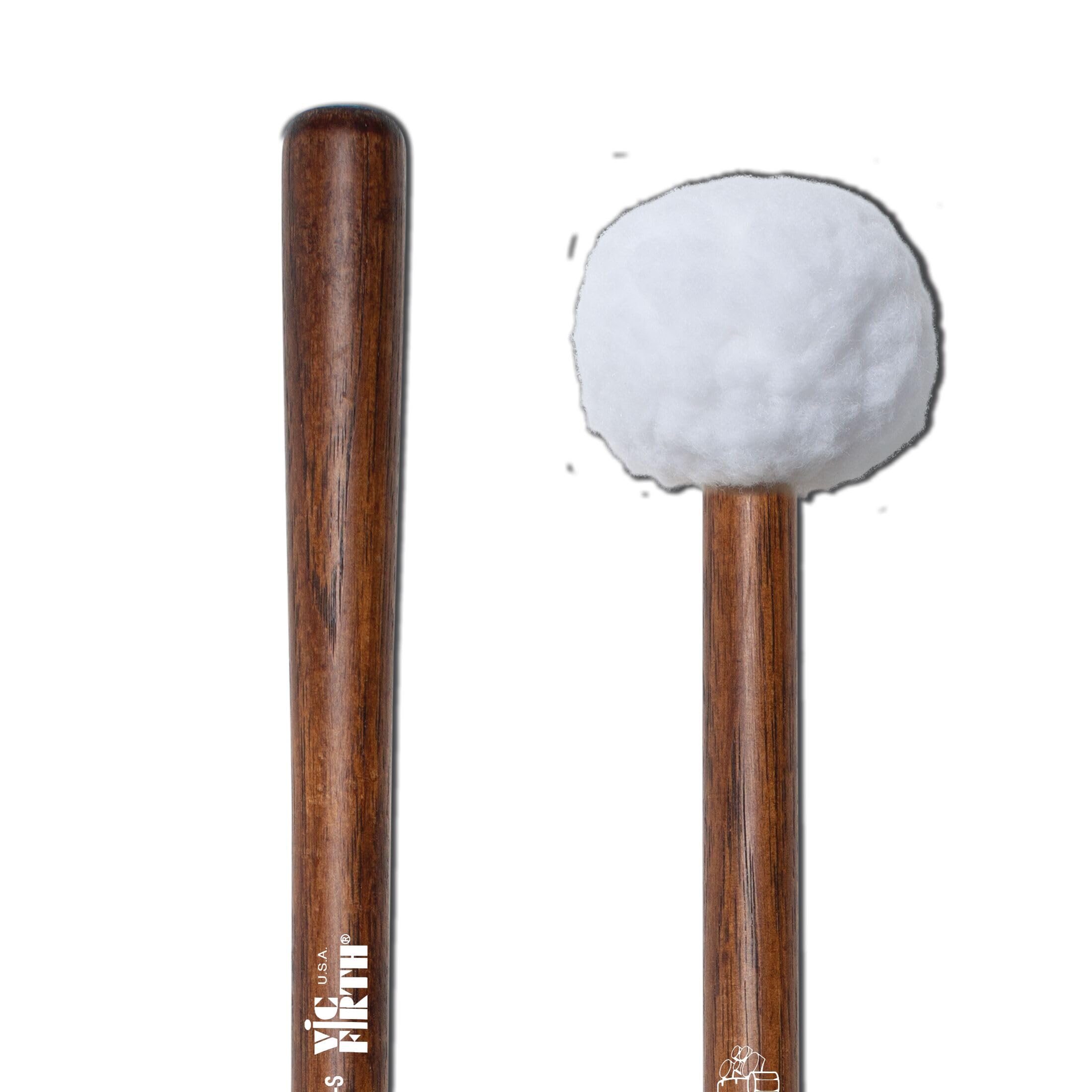 Vic Firth Corpsmaster Bass Mallet -- Small Head Soft