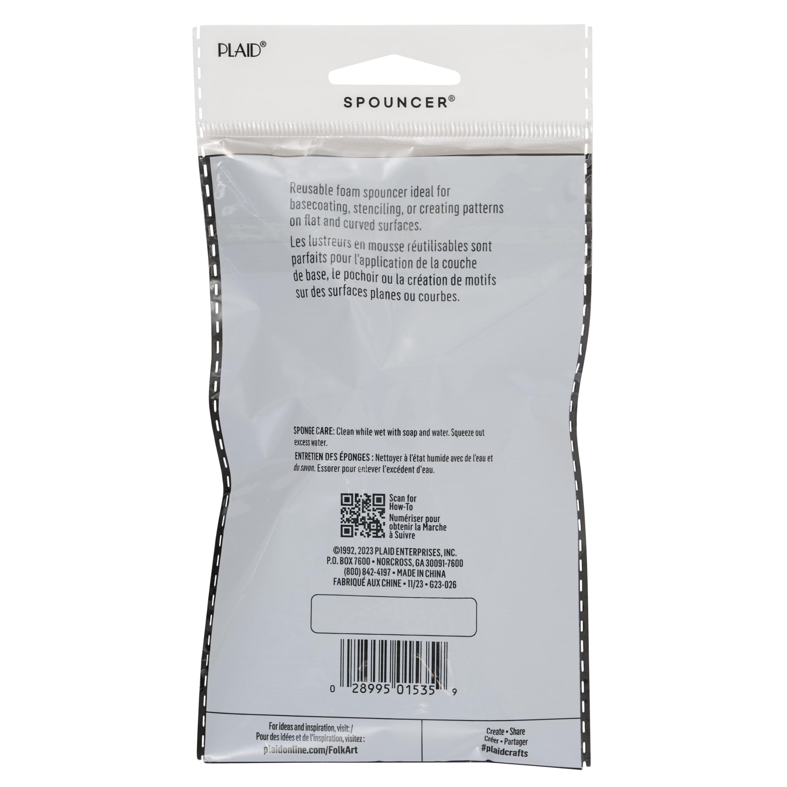 Plaid Spouncer (1-3/4-Inch), 1535, 1 3/4 Inch, Wood