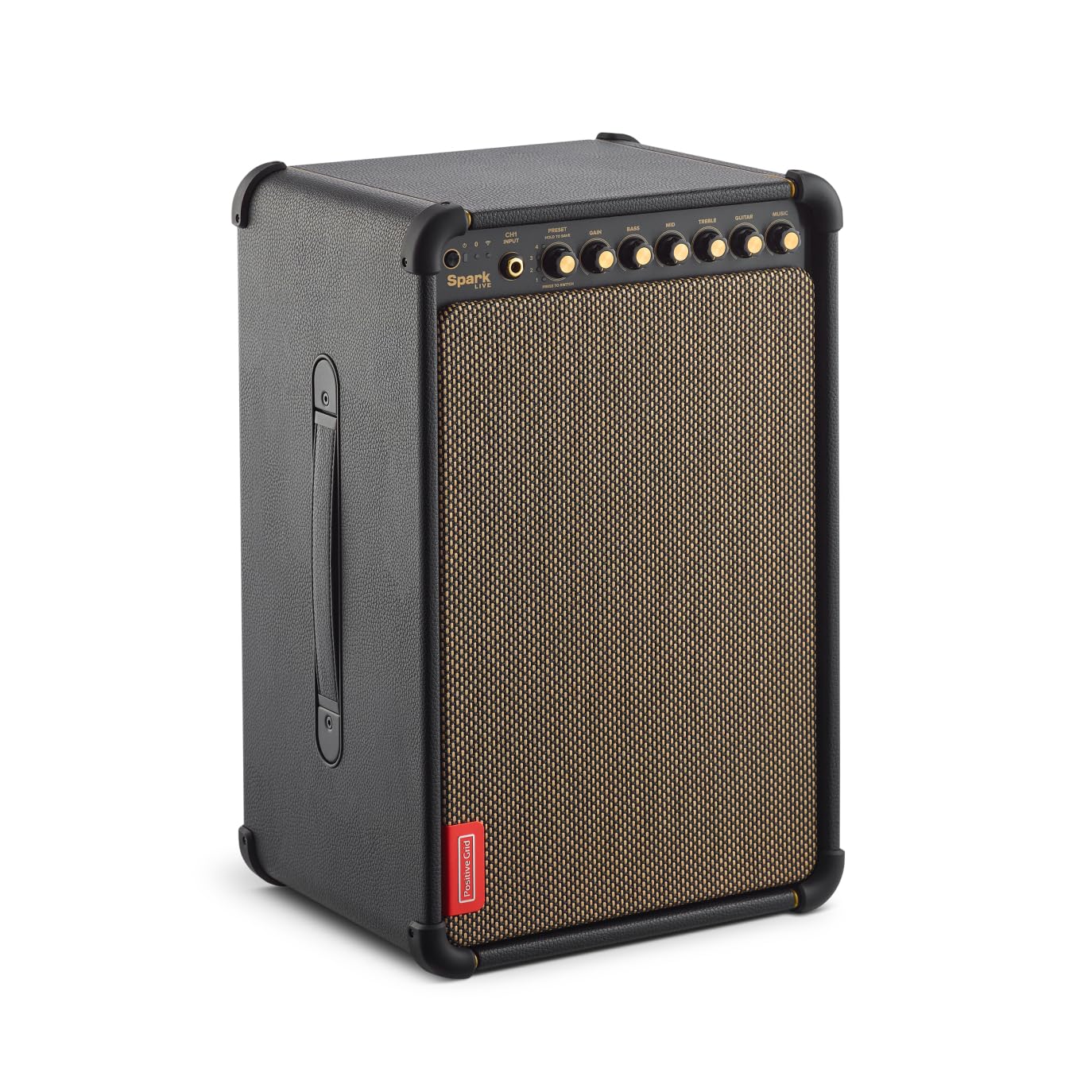 Positive Grid Spark Live Smart Guitar Amp, Multi-Channel PA System & Bluetooth Speaker All-in-One for Guitar, Bass, Vocals, Keyb