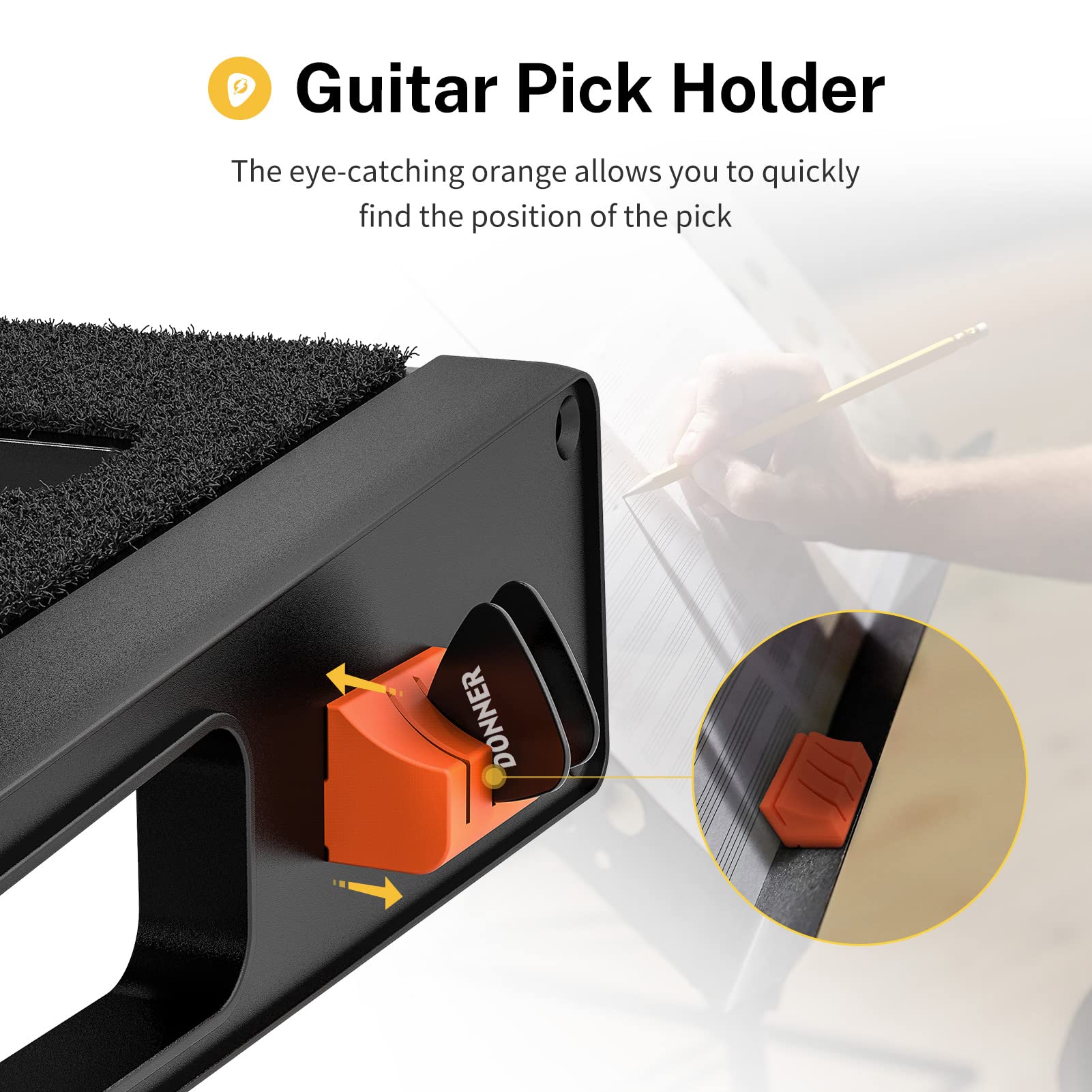 Donner Guitar Effects Pedal Board, DB-S200 Large Power Supply Pedalboard Set with Convertible Bag Backpack, 60'' Adhesive Backed