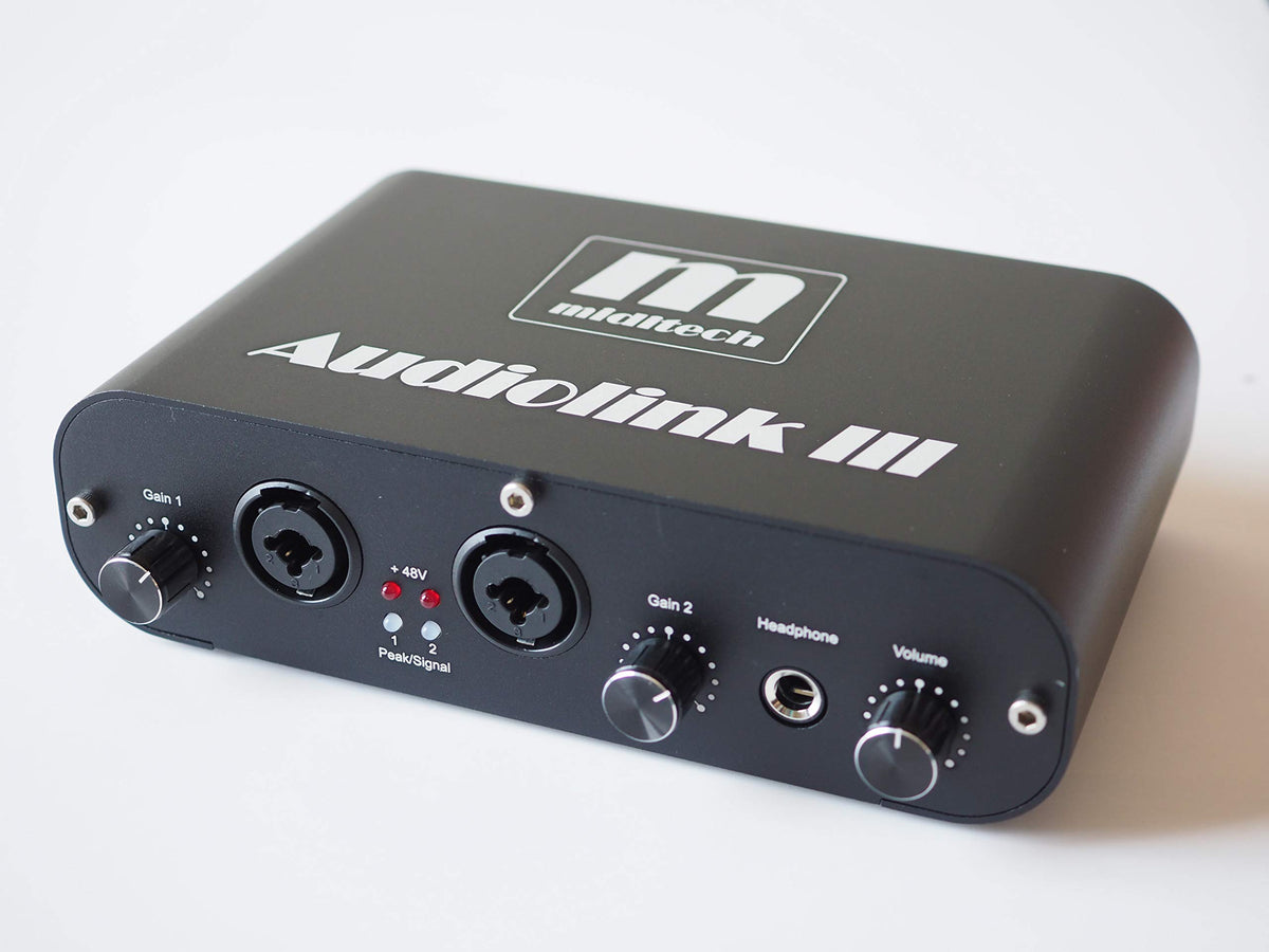 Miditech Audiolink III USB Audio Interface 2-Channel 16 Bit/48 kHz AL3 ...