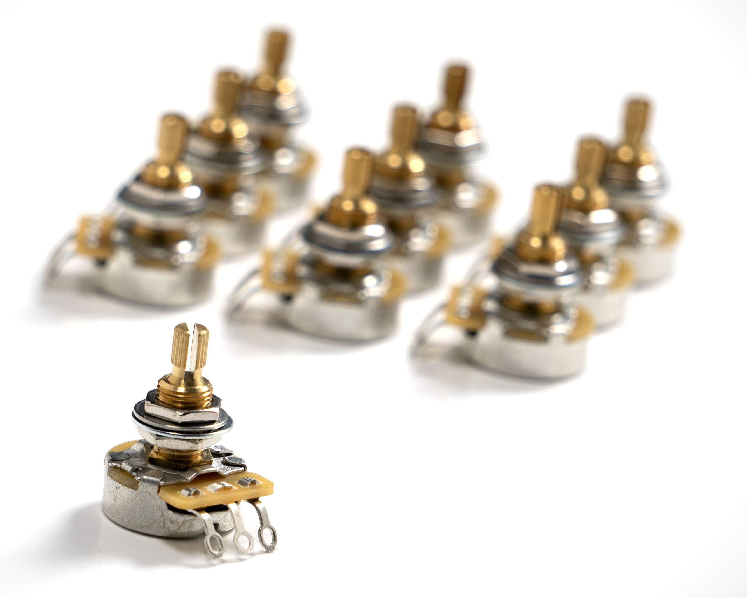 Cts Pot, 500K Audio, Long Split Shaft (10 Pack)