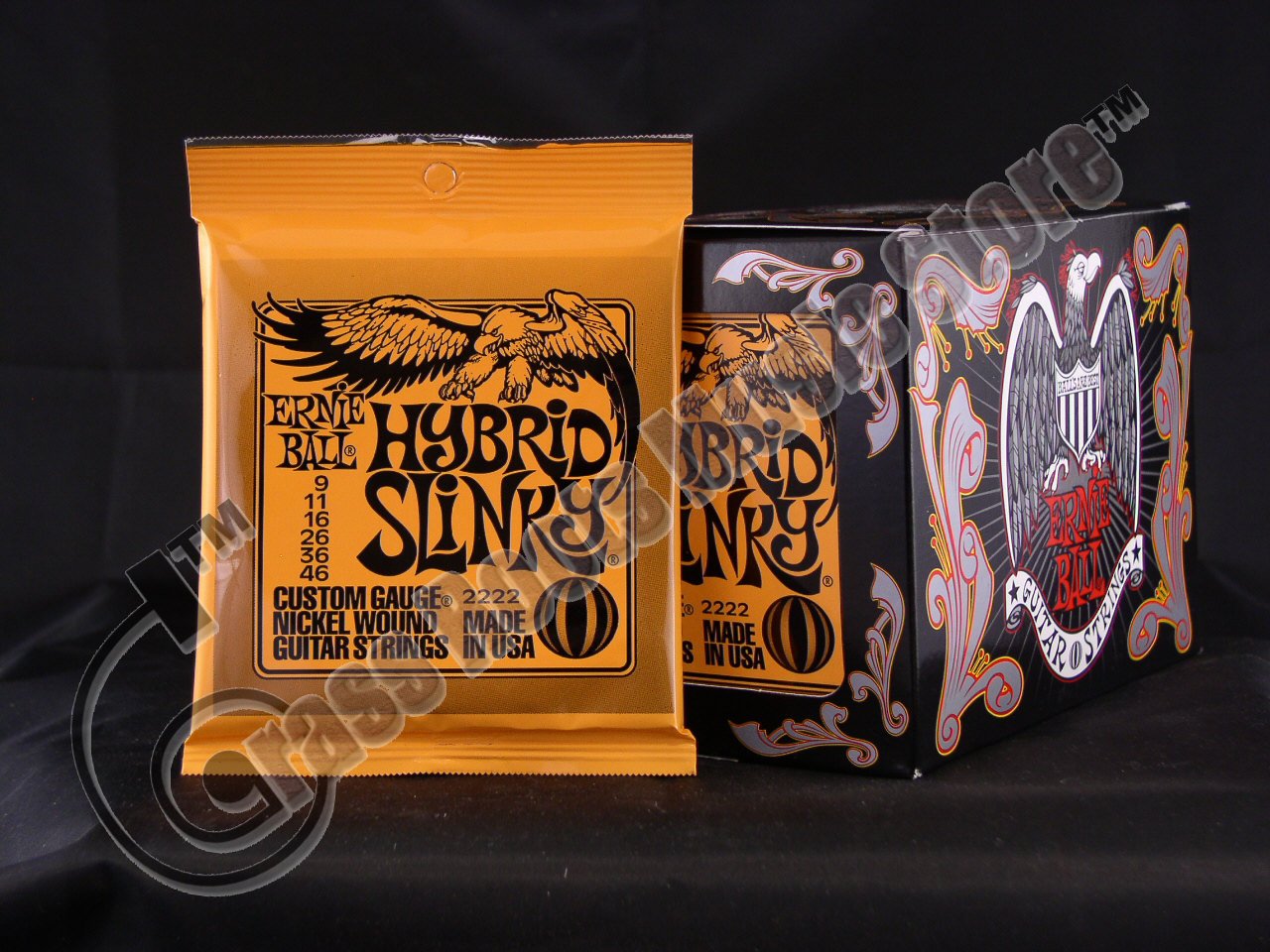 Bulk 12 Sets, Ernie Ball, Electric Guitar Strings, Hybrid Slinky Gauge (9-46)