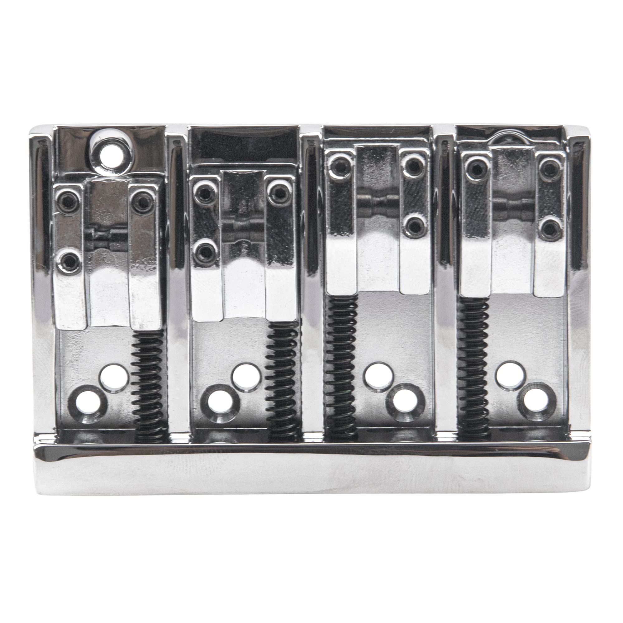 1Pcs Yootones 4 String Electric Bass Bridge High-End Roller Saddles Bridge Tailpieces Compatible with Bass Guitar Accessories (S