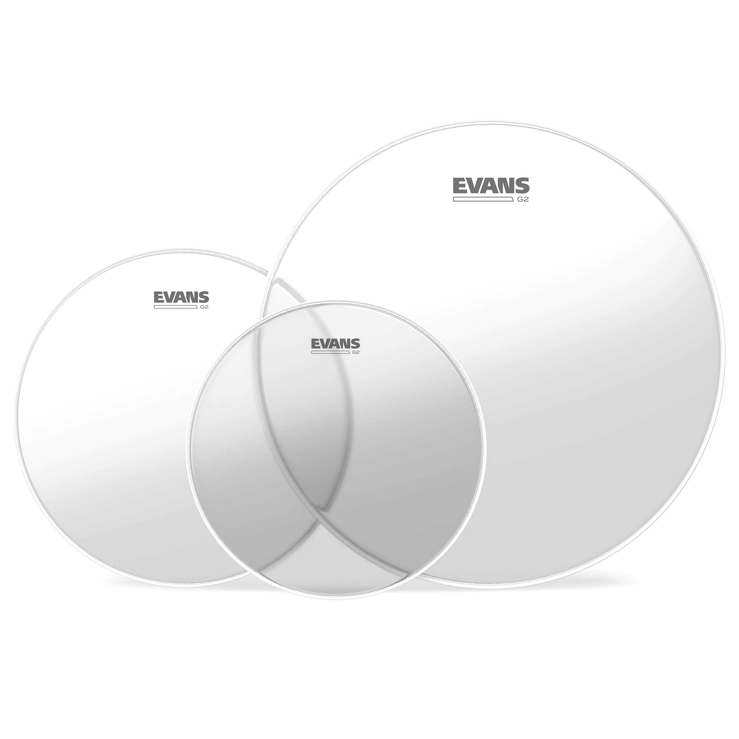 Evans Drum Heads - G2 Clear Standard Tompack, (12 inch, 13 inch, 16 inch)