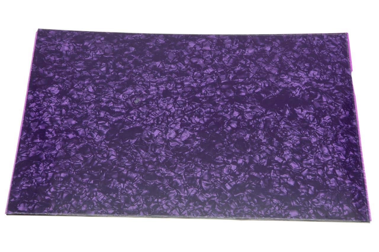 Dopro Uncut 11x17 DIY Blank Guitar Bass Pickguard Material Sheet Scratch Plate 29x43cm Purple Pearl (Cut Your Own Pickguard)