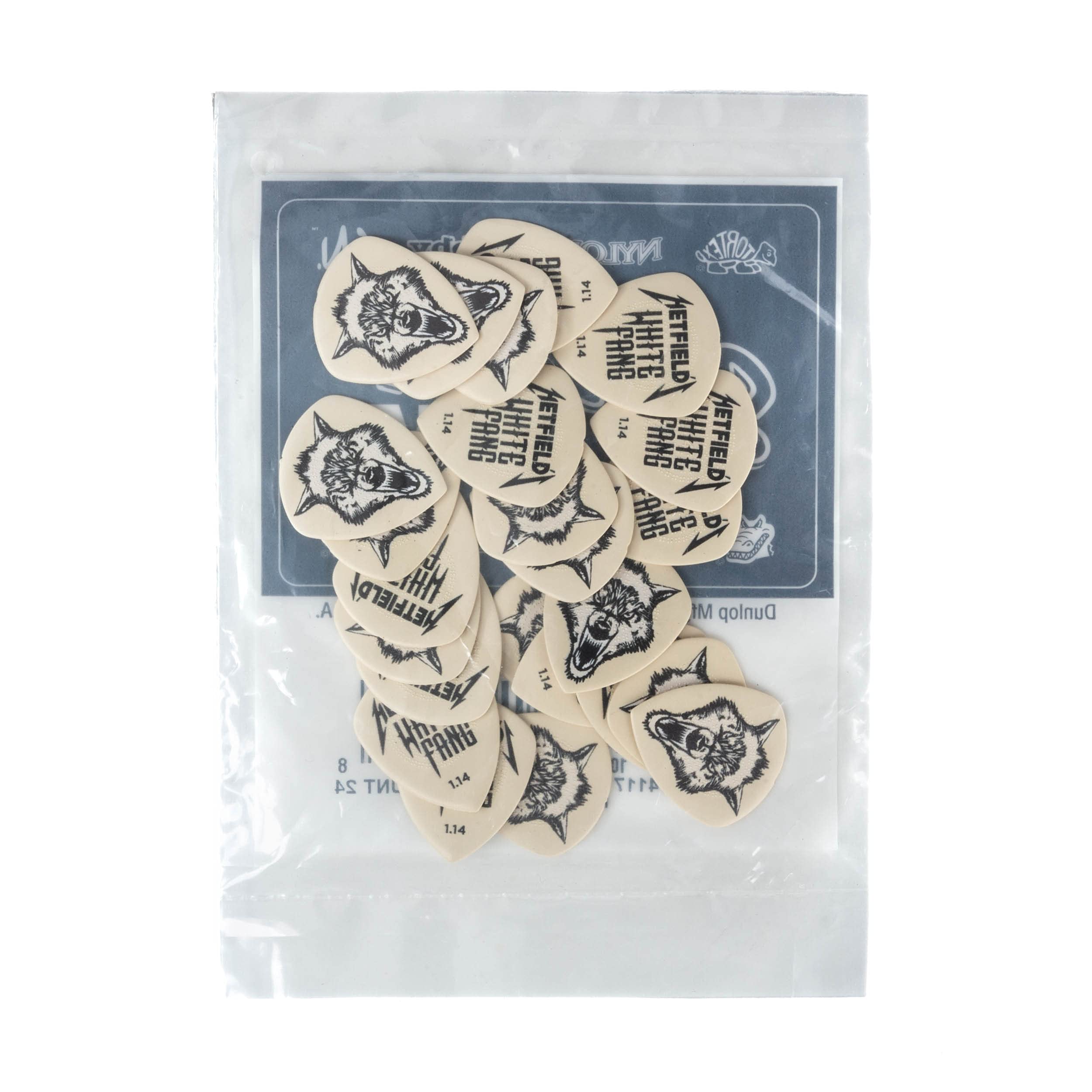 JIM DUNLOP Hetfield's White Fang Custom Flow 1.14mm Guitar Picks