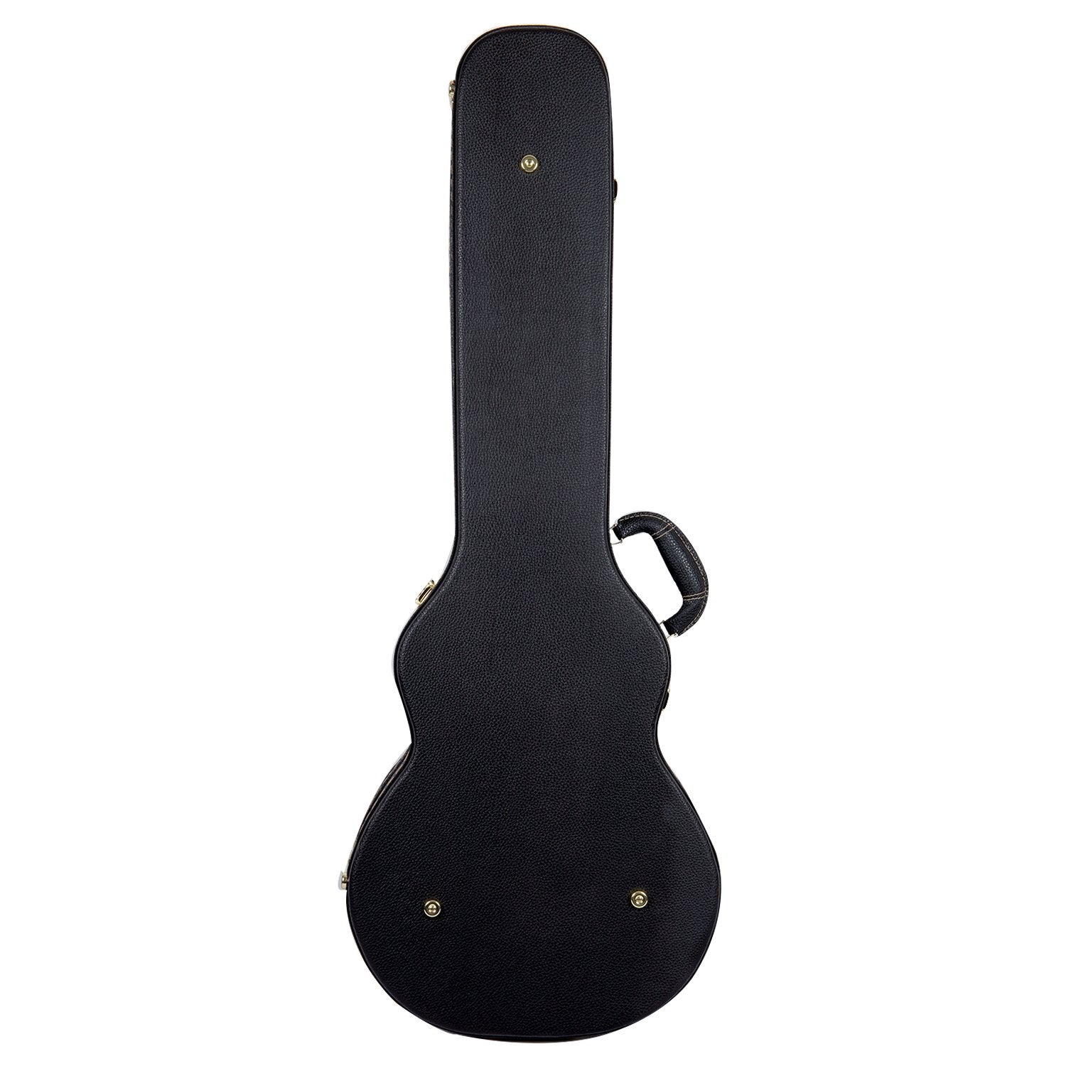 Crossrock CRW600 Deluxe Series LesPaul Guitar Case,Arch-top Wooden Case in Black