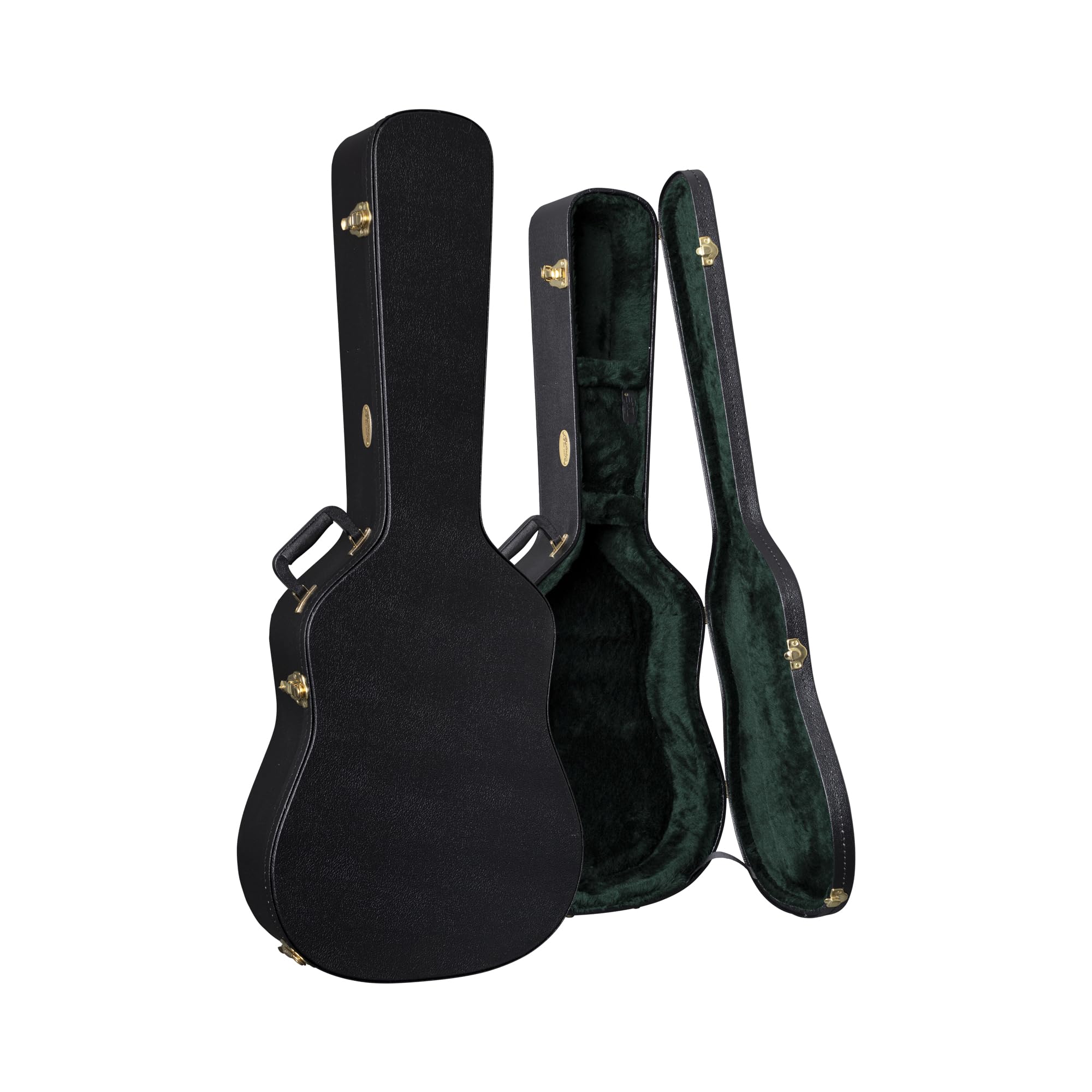 Martin Hardshell Case - Dreadnought 14-Fret | 3-Ply Vintage-Style Exterior with Plush Green Interior | Classic Protection with B