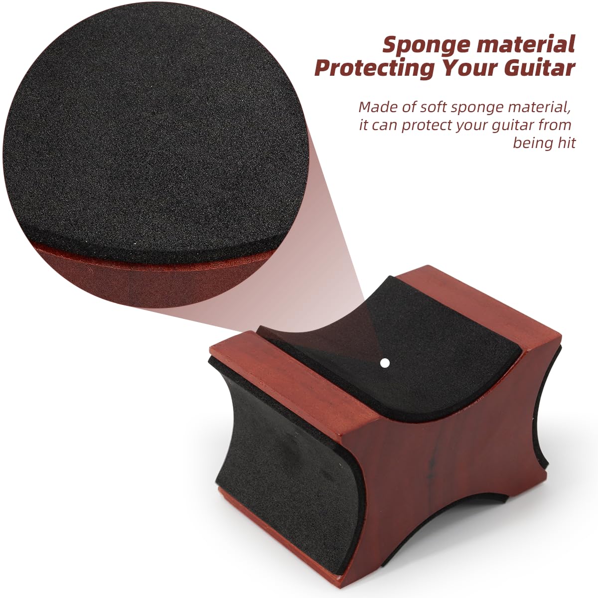 Ogdni Guitar Neck Rest Support Pillow for Electric Acoustic Guitar Bass String Instrument Luthier Setup Cleaning Repair Tool