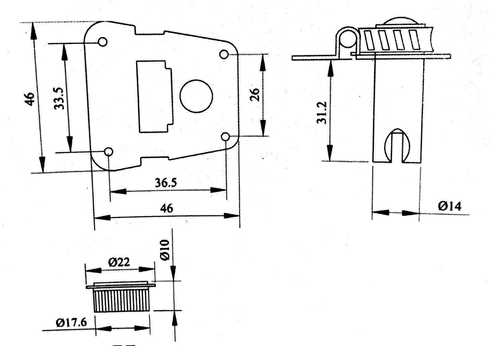 Guyker Bass Tuners (4 for Right) - 1:20 Ratio Open Gear Tuning Key Pegs Machine Head Replacement for Electric Jazz Guitar Bass o