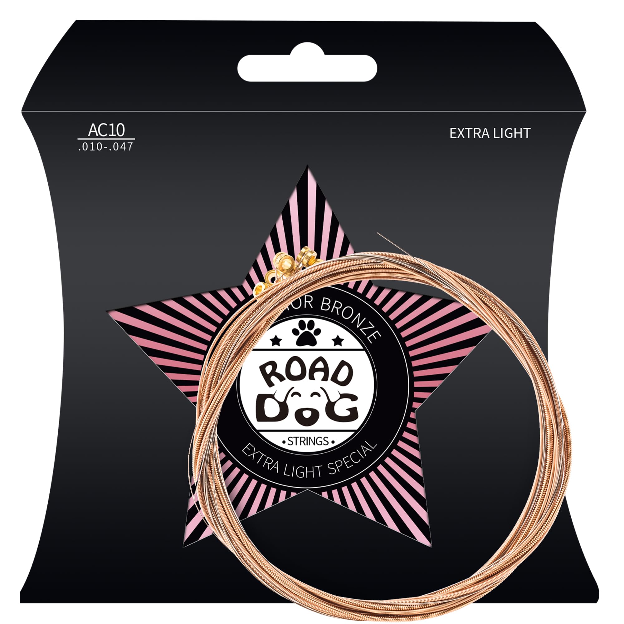 Acoustic Guitar Strings 6 Guitar Strings Nickel Plated Steel With Pvd Ion Coating Guitar Strings Acoustic 6 String Set Consisten