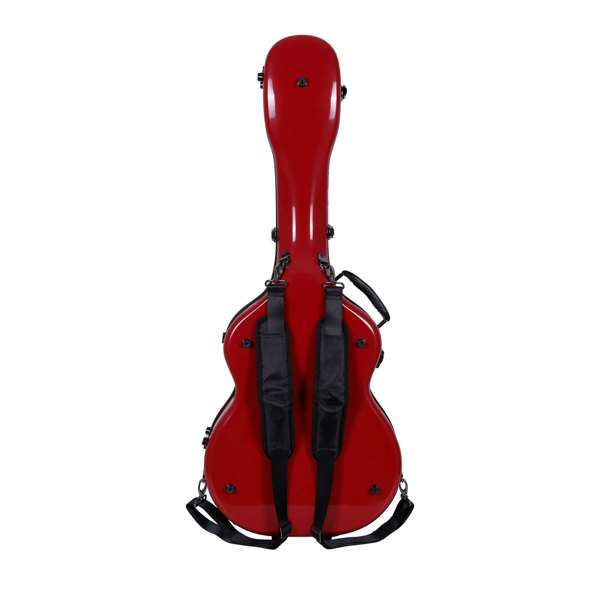 Crossrock Deluxe Fiberglass Case For Om, Martin 000 Guitars-Tsa Latch(Crf2021Omrd)