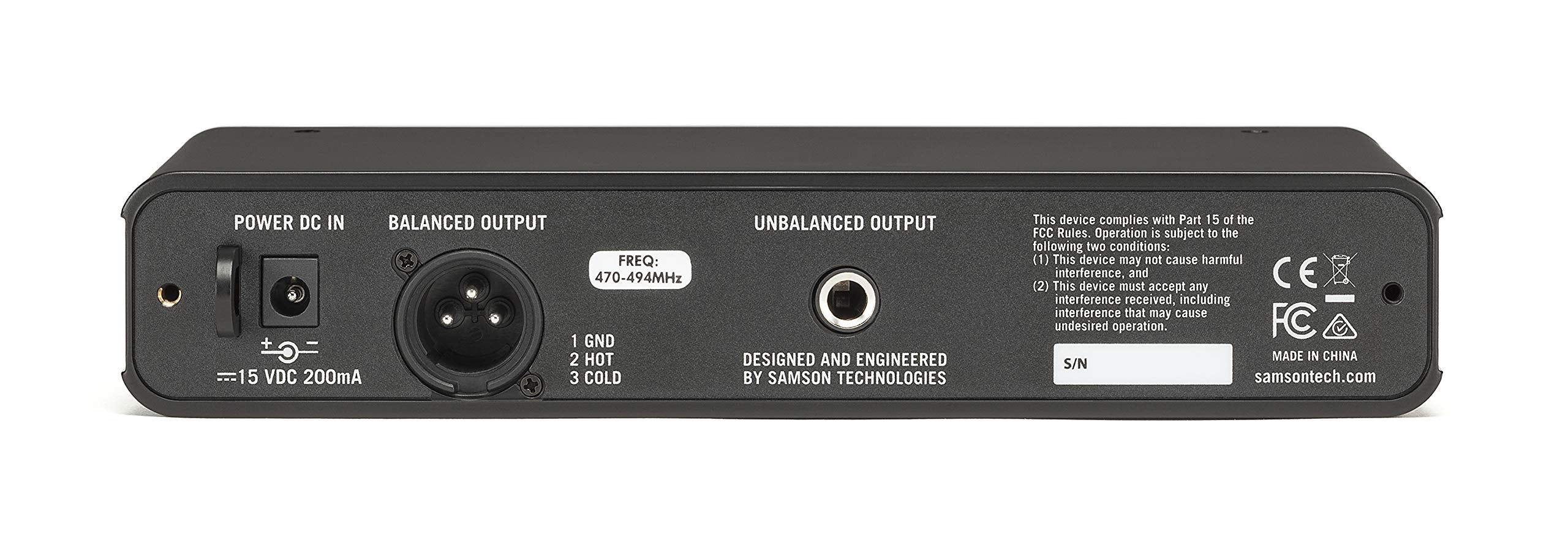 SAMSON Concert 88x 100-Channel Wireless UHF Earset Microphone mic - K Band