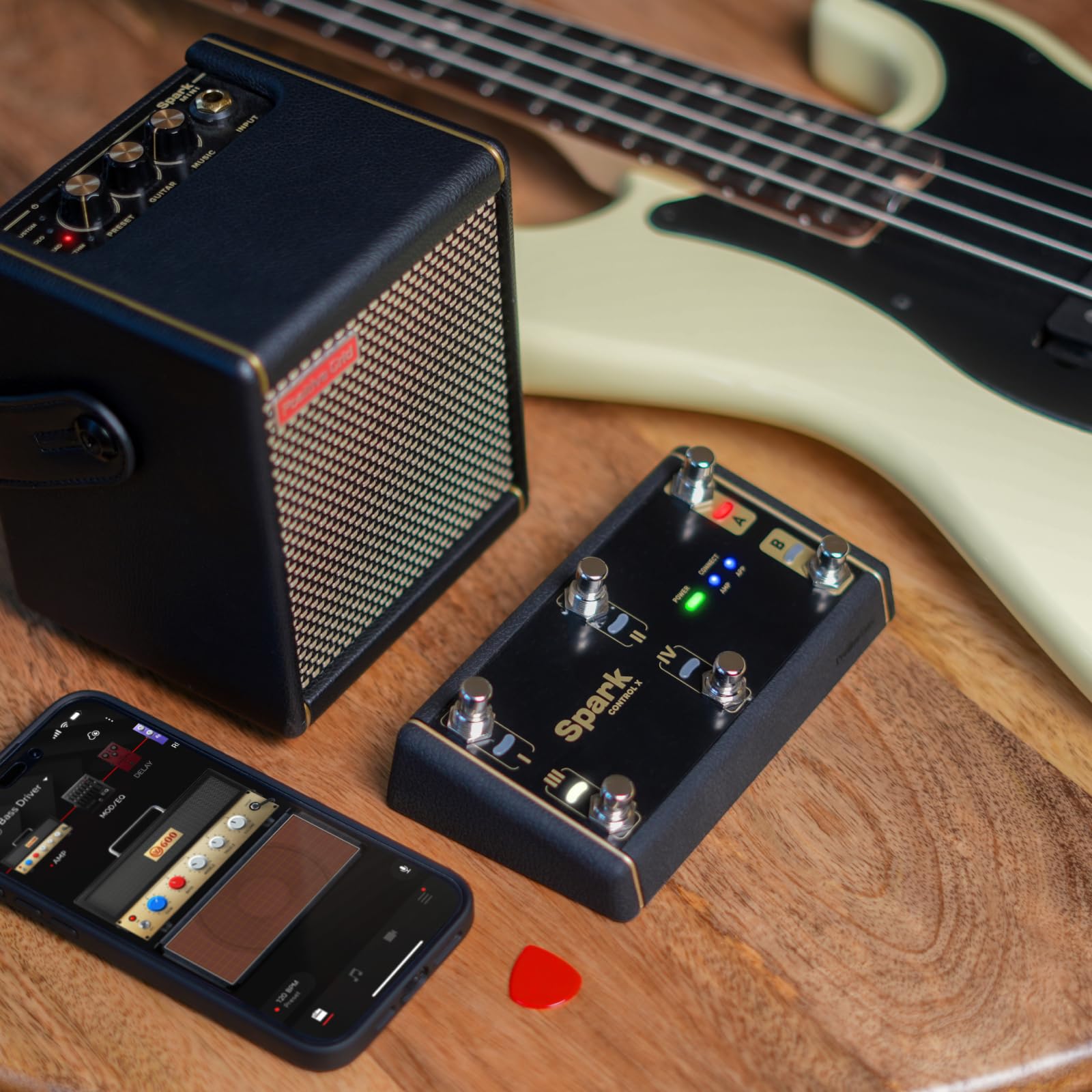 Positive Grid Spark Control X Wireless Footswitch Pedal & Controller for Spark Series Amps