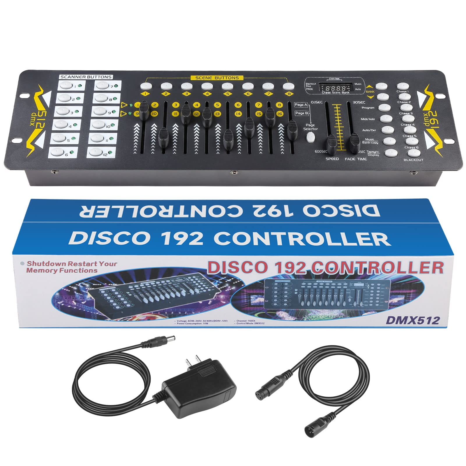 Dmx Controller For Dj Lights, 192 Channel Dmx Light Controller For Live House, Dmx 512 Controller For Light Shows.